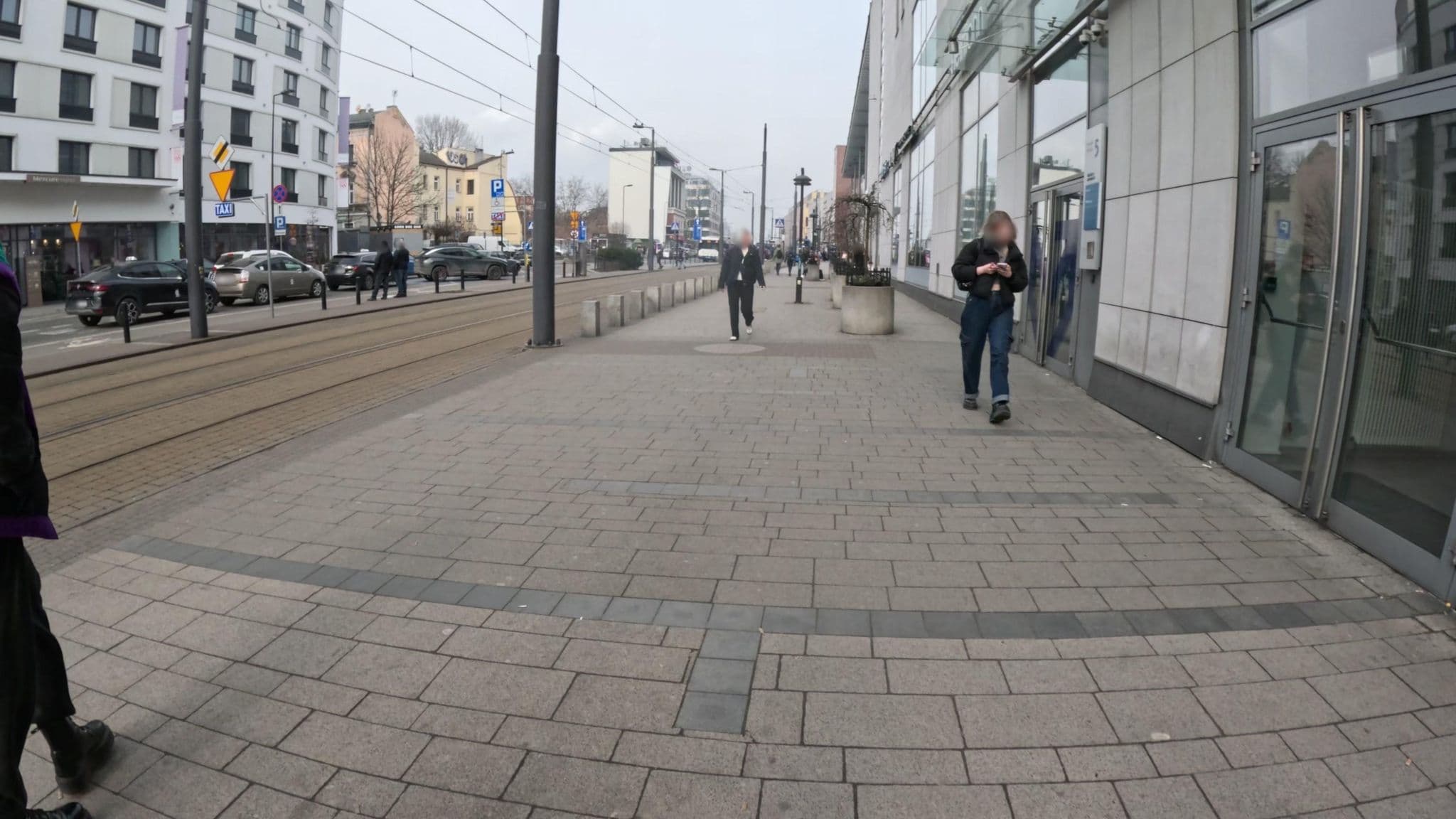 Street view near Mercure, Kraków