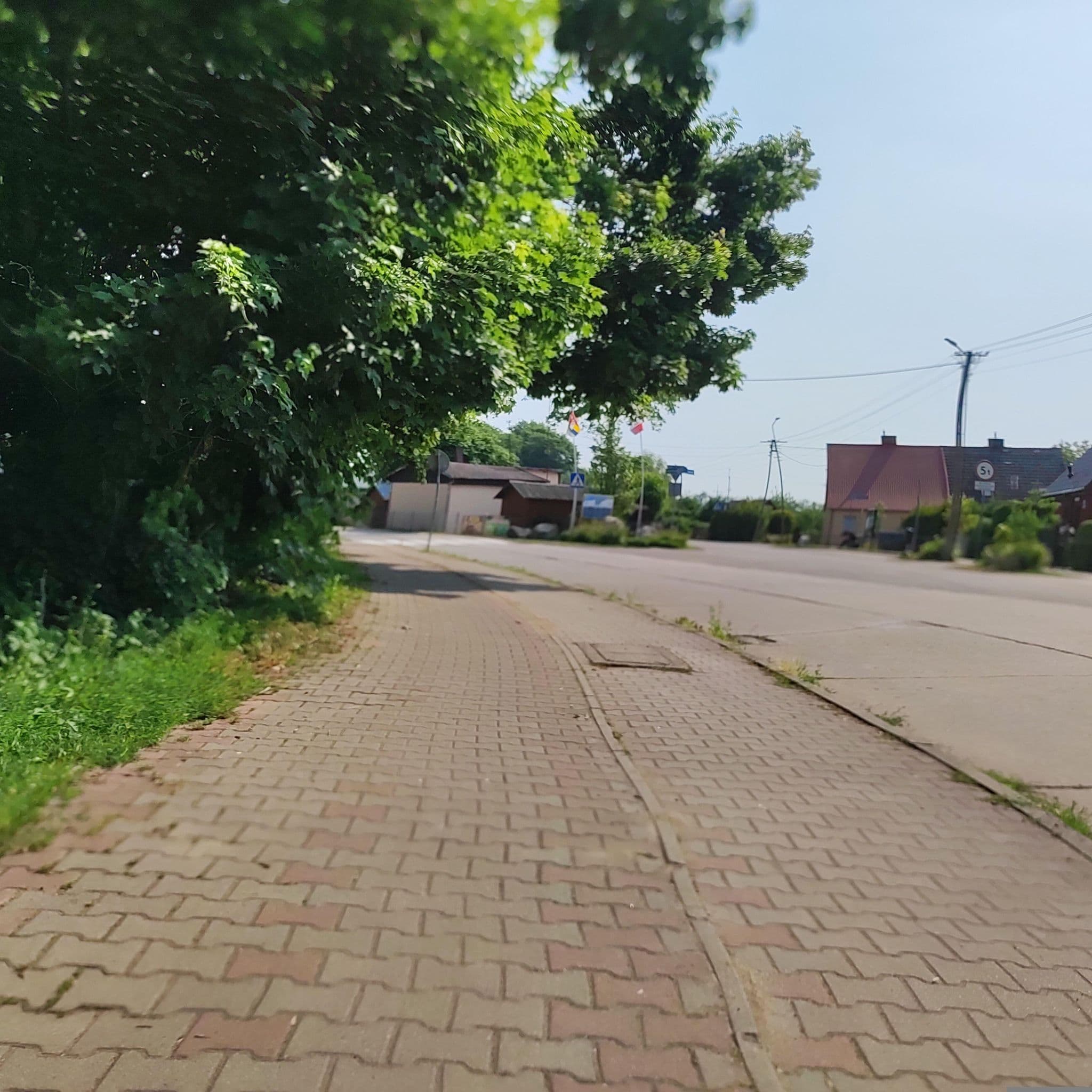 Street view near Noclegi u Oliwera, Ustronie Morskie
