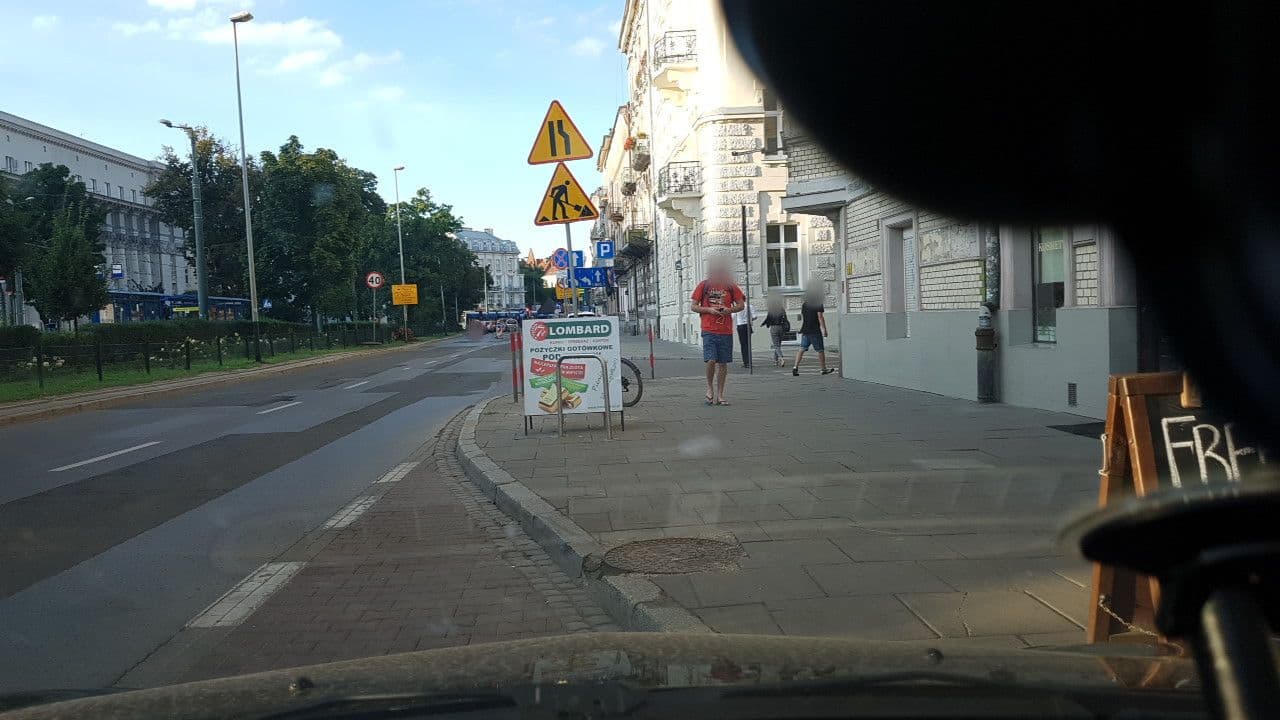 Street view near Happy Tower, Kraków