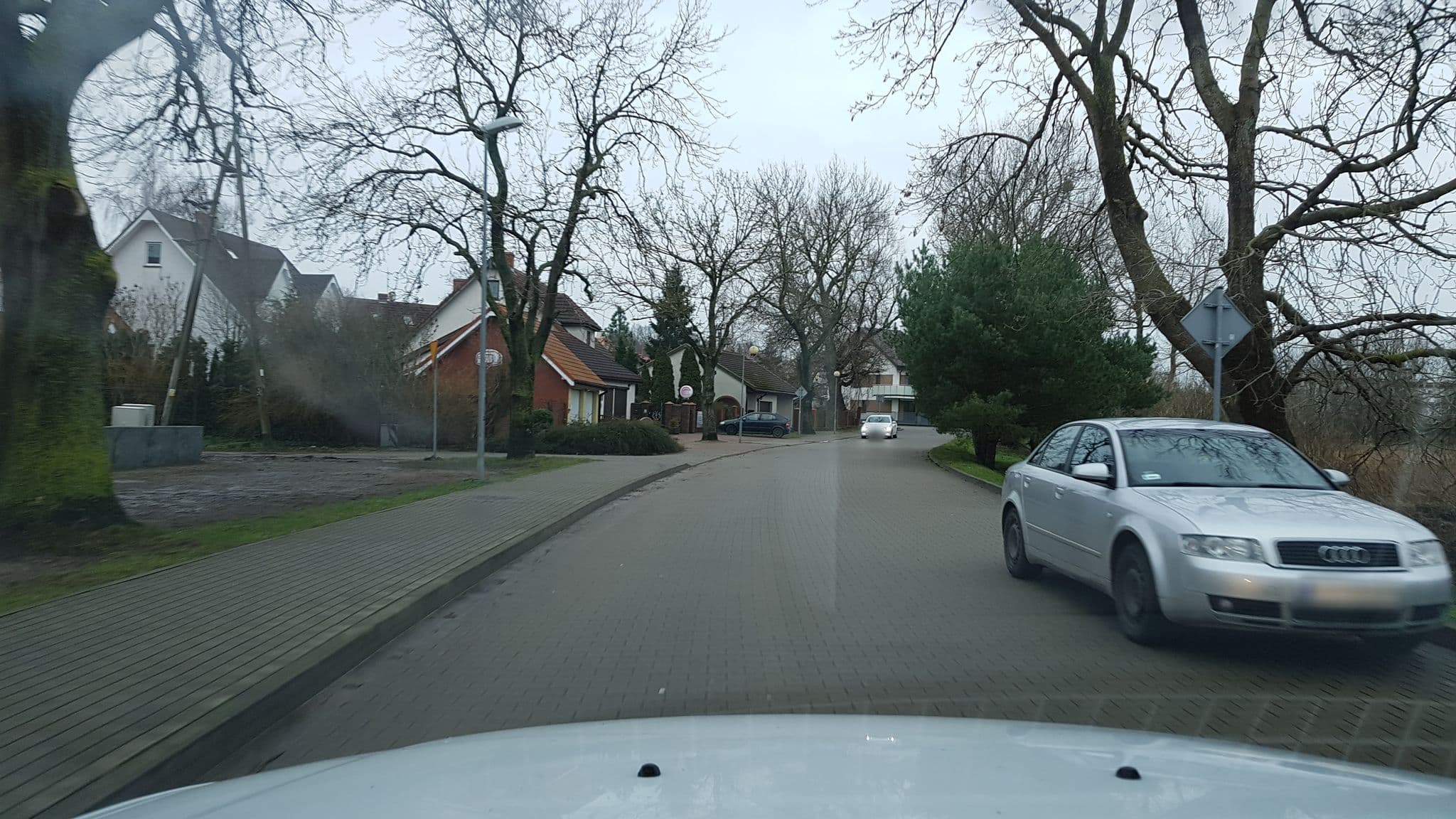 Street view near Wind Hotel, Grzybowo
