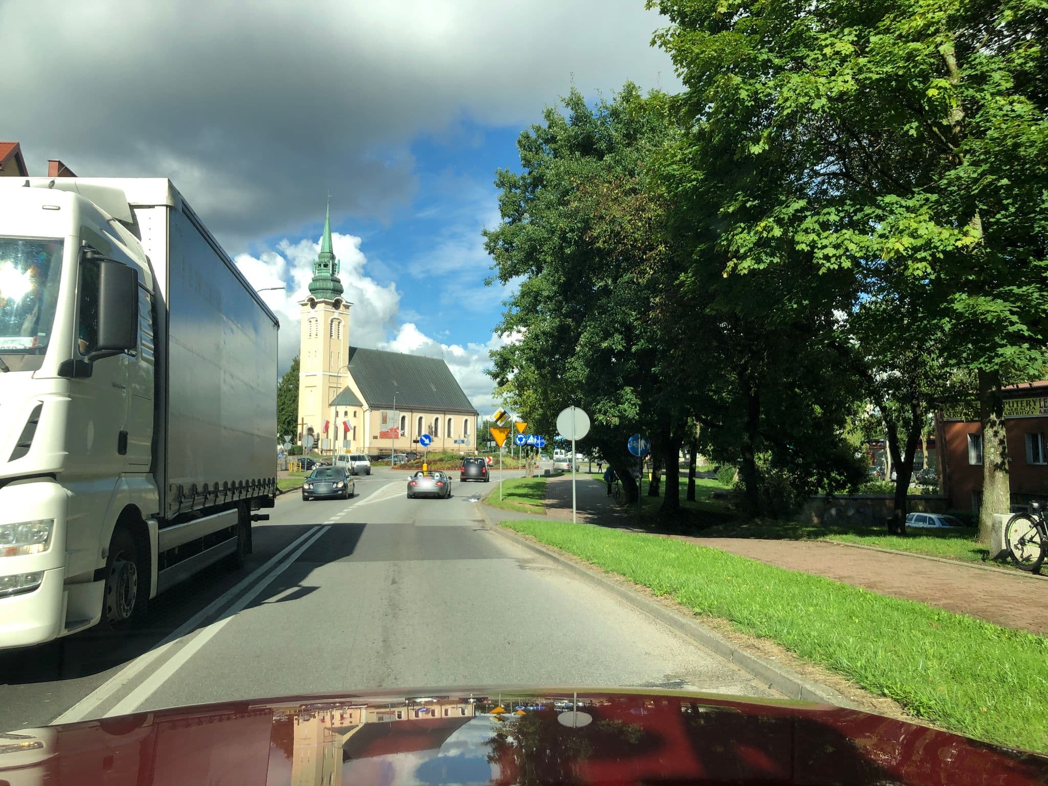 Street view near Apartamenty Gorgeus, Miastko — © foobar (CC BY-SA · Mapillary)