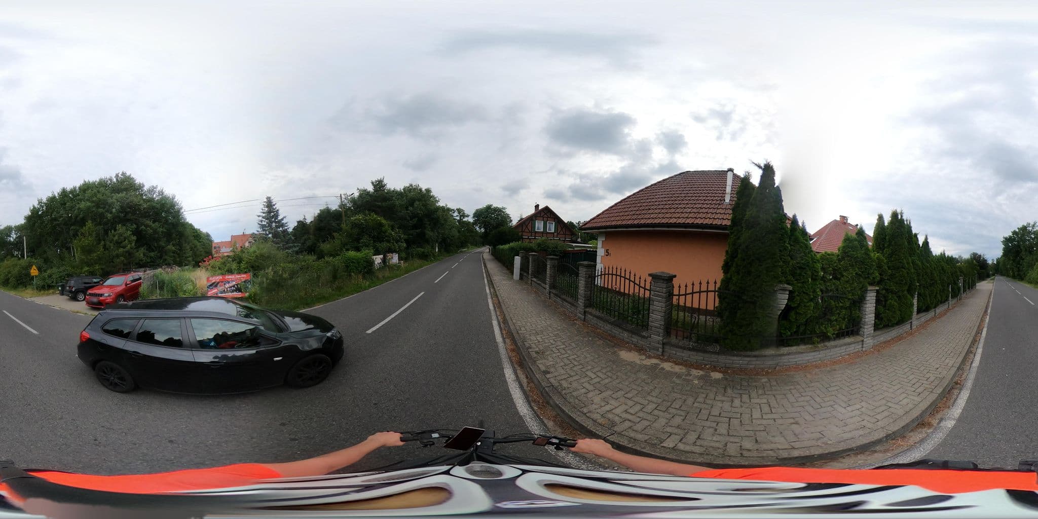 Street view near PsiHotel, Nowe Warpno — © Ameba (CC BY-SA · Mapillary)