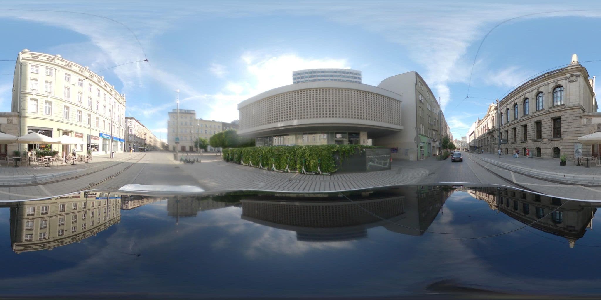 Street view near Hotel Altus, Poznań — © Fixtor (CC BY-SA · Mapillary)