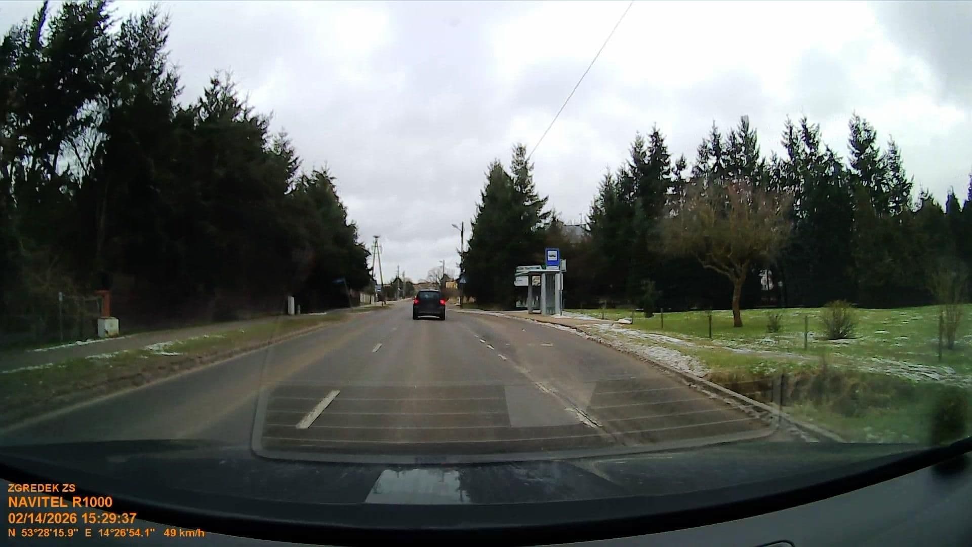Street view near Pokoje gościnne "Na Słonecznej", Pilchowo — © d3mol3k (CC BY-SA · Mapillary)
