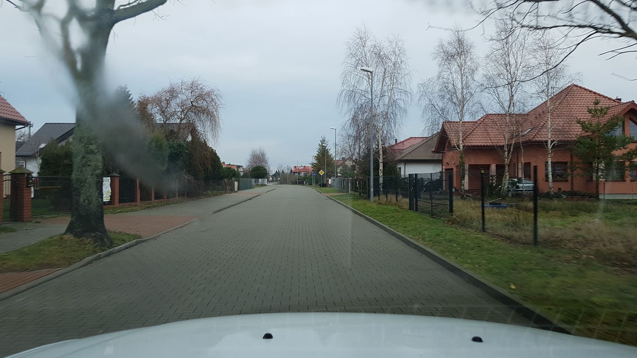 Street view near Villa Symfonia, Grzybowo