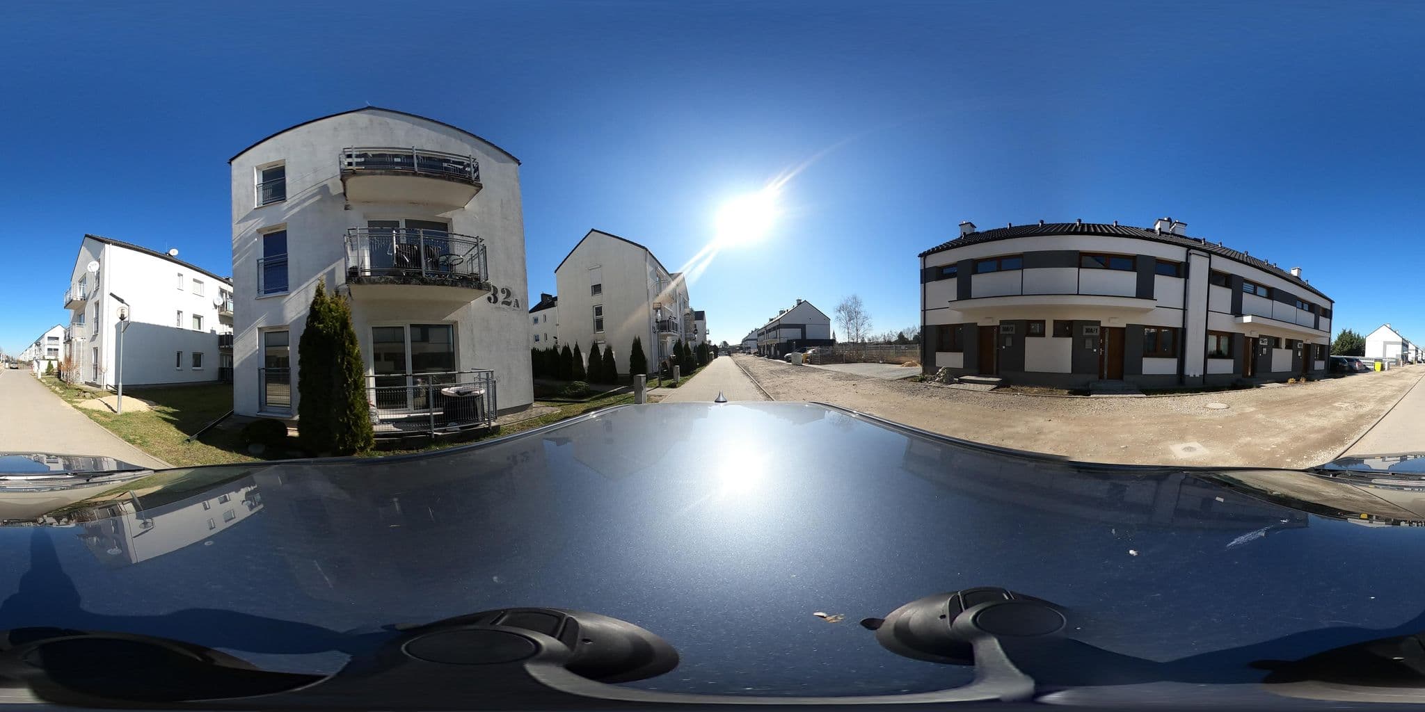 Street view near Noclegi Cyprys, Komorniki — © Wojciech_TPE (CC BY-SA · Mapillary)