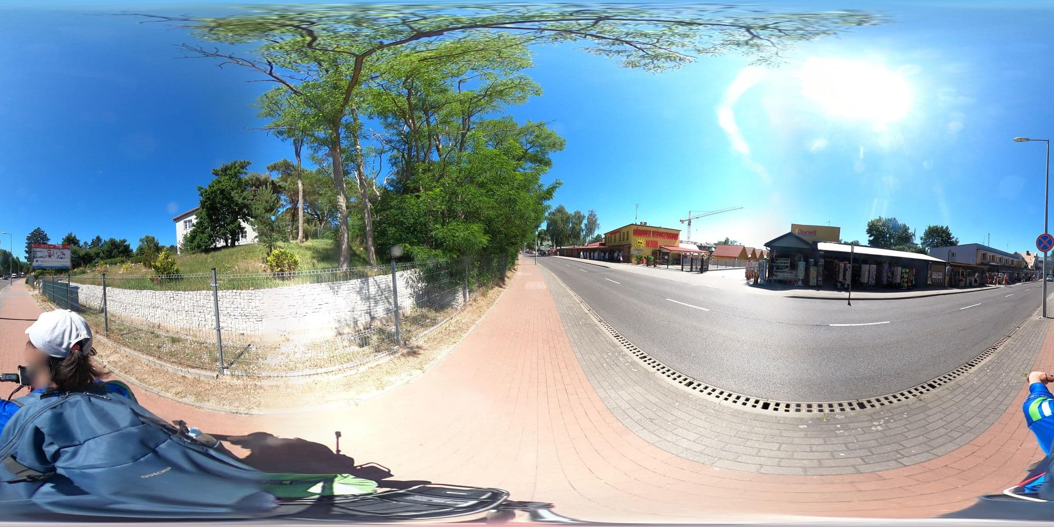 Street view near Oliwia, Grzybowo