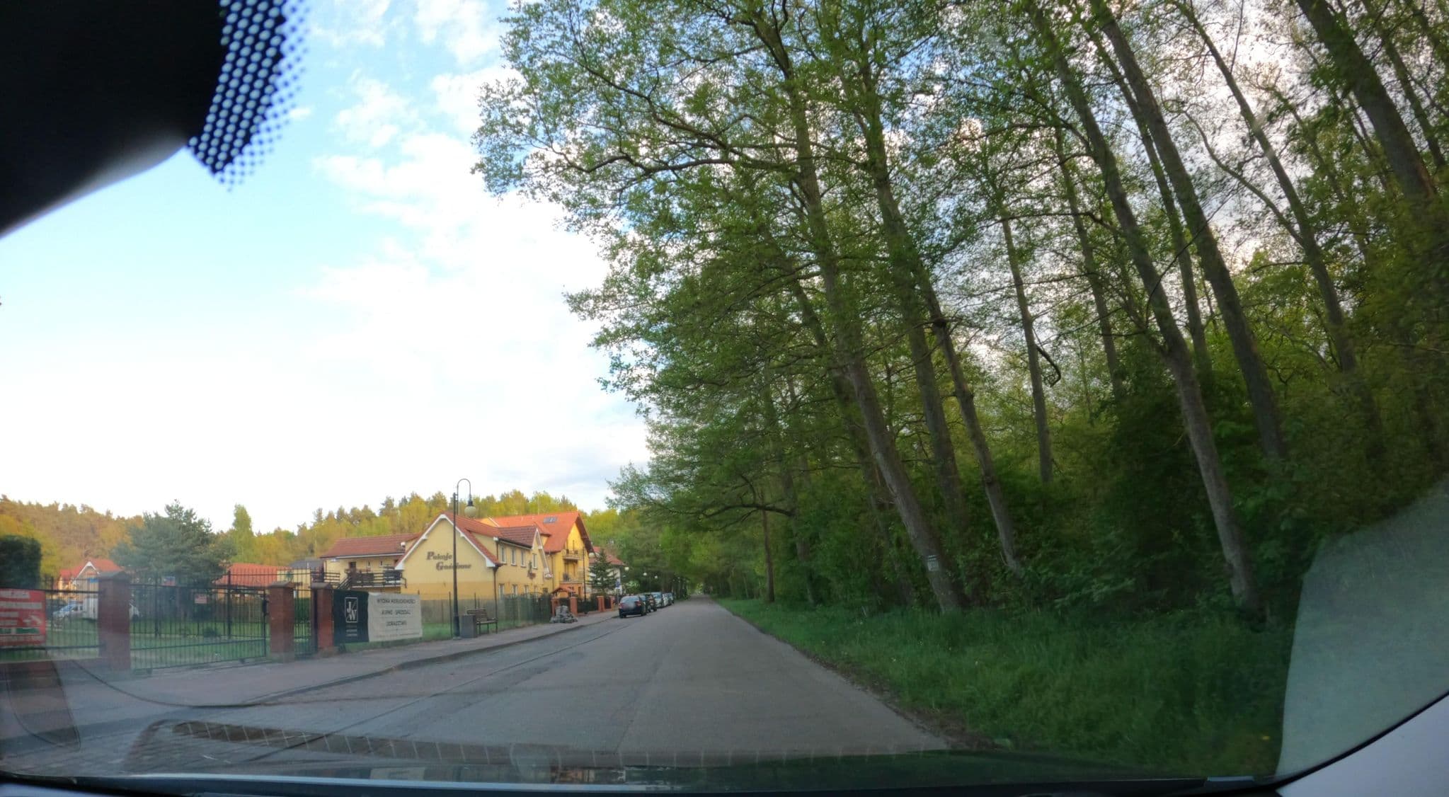 Street view near Willa Marlin, Pobierowo