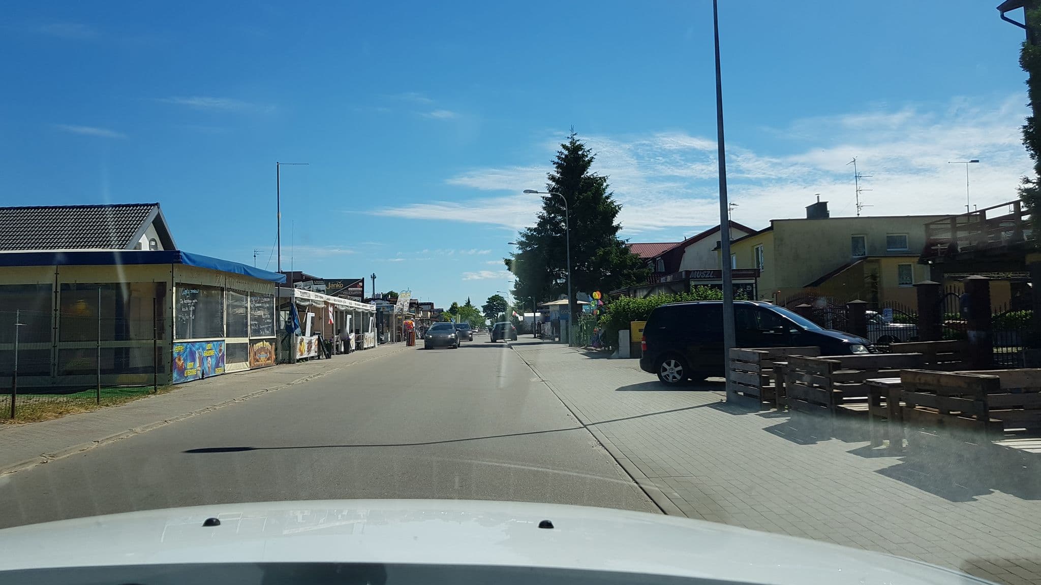 Street view near Willa Opal, Grzybowo