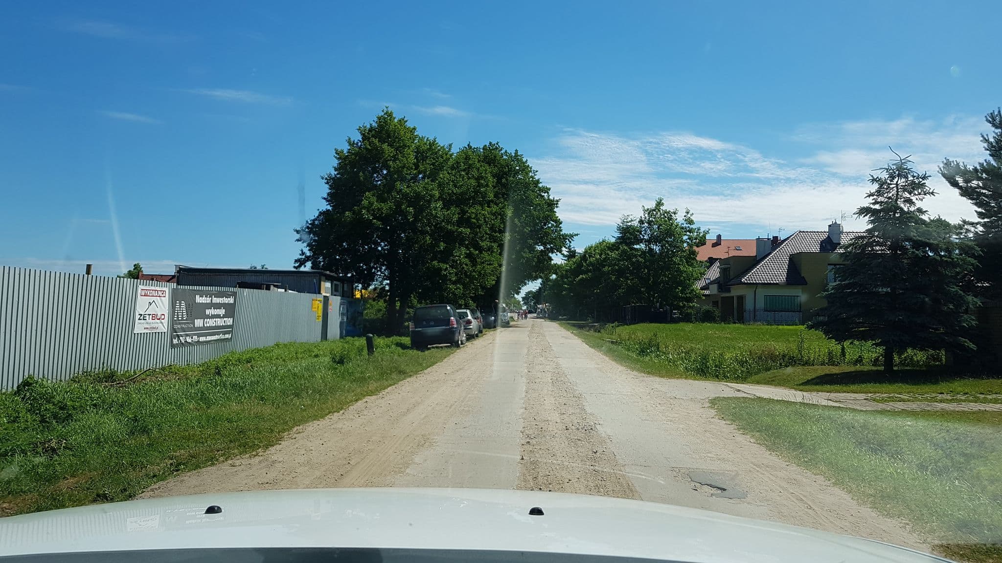 Street view near Sunset Resort, Grzybowo