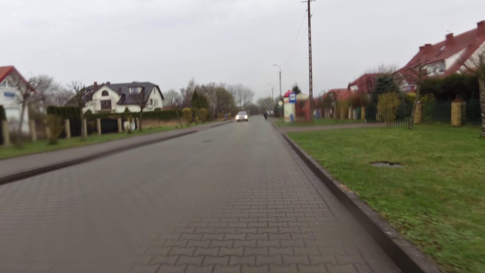 Street view near Błękit, Grzybowo