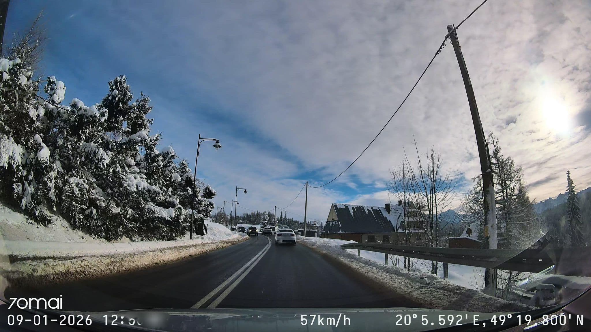 Street view near Willa Słoneczna, Bukowina Tatrzańska — © doriel (CC BY-SA · Mapillary)