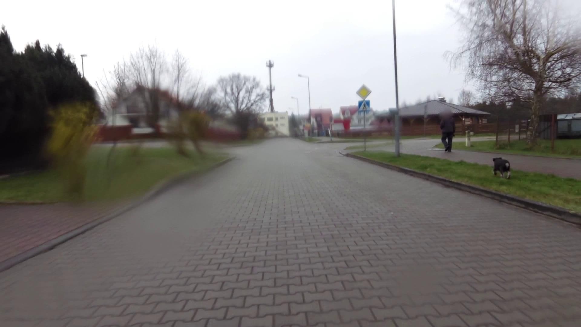 Street view near Pension Abba, Grzybowo