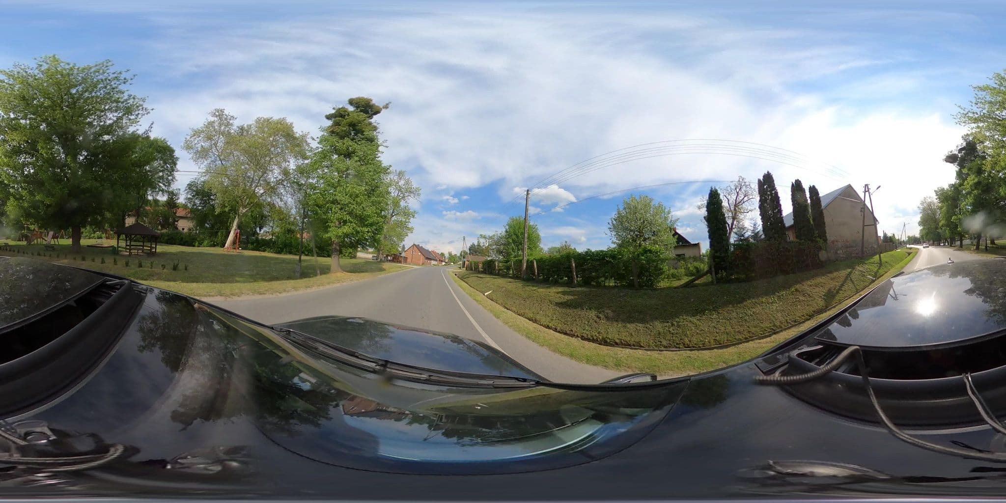 Street view near Stara Izba, Wołczyn — © RadekW (CC BY-SA · Mapillary)