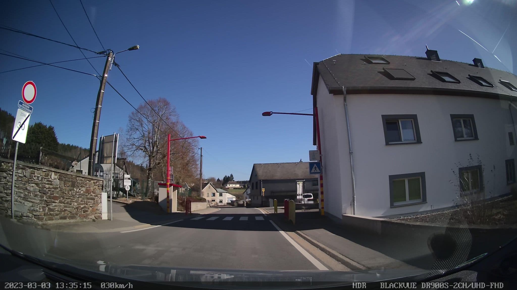 Street view near Postrelais Oudler, Thommen — © madel (CC BY-SA · Mapillary)