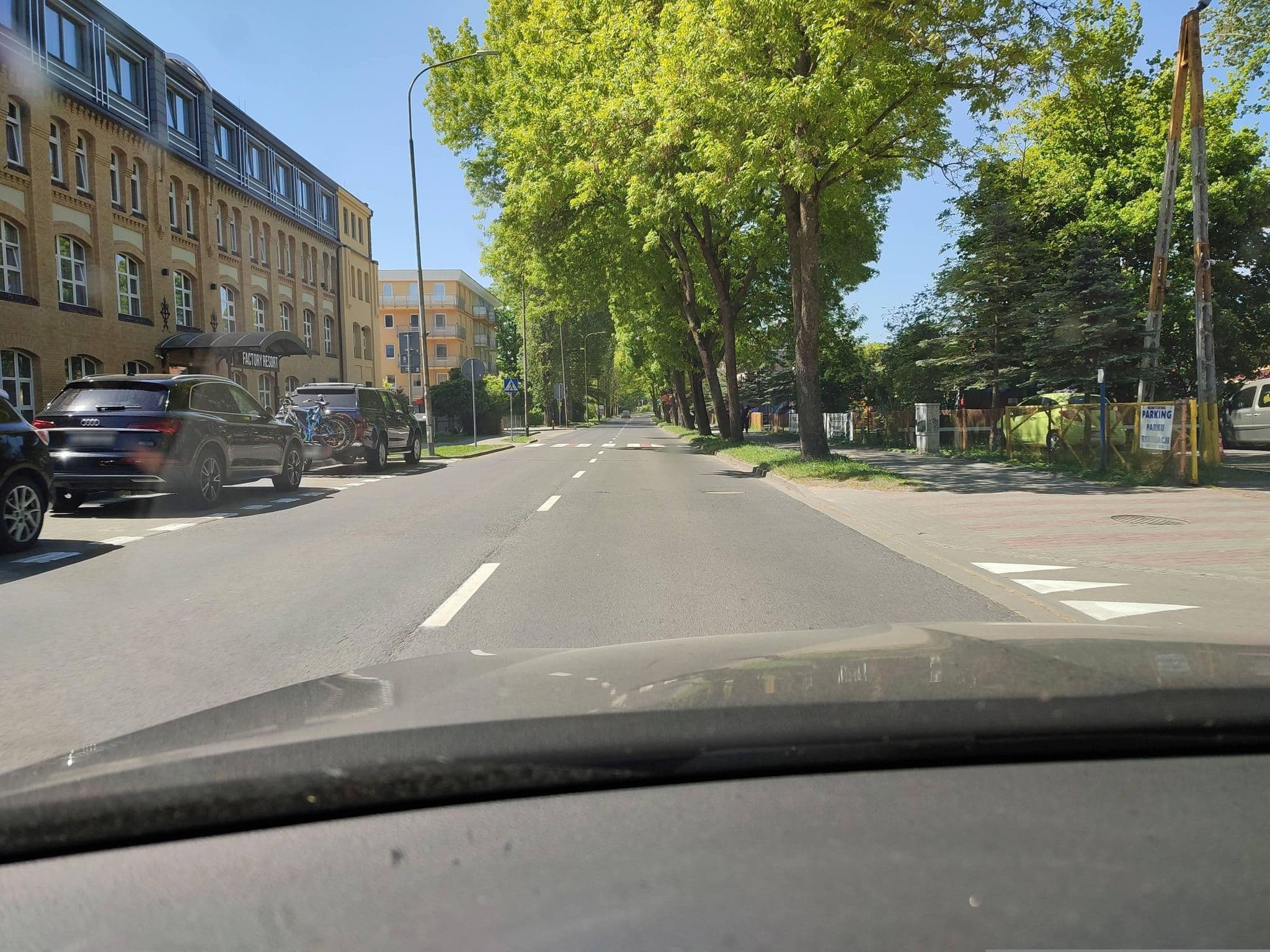 Street view near Factory Resort, Kołobrzeg