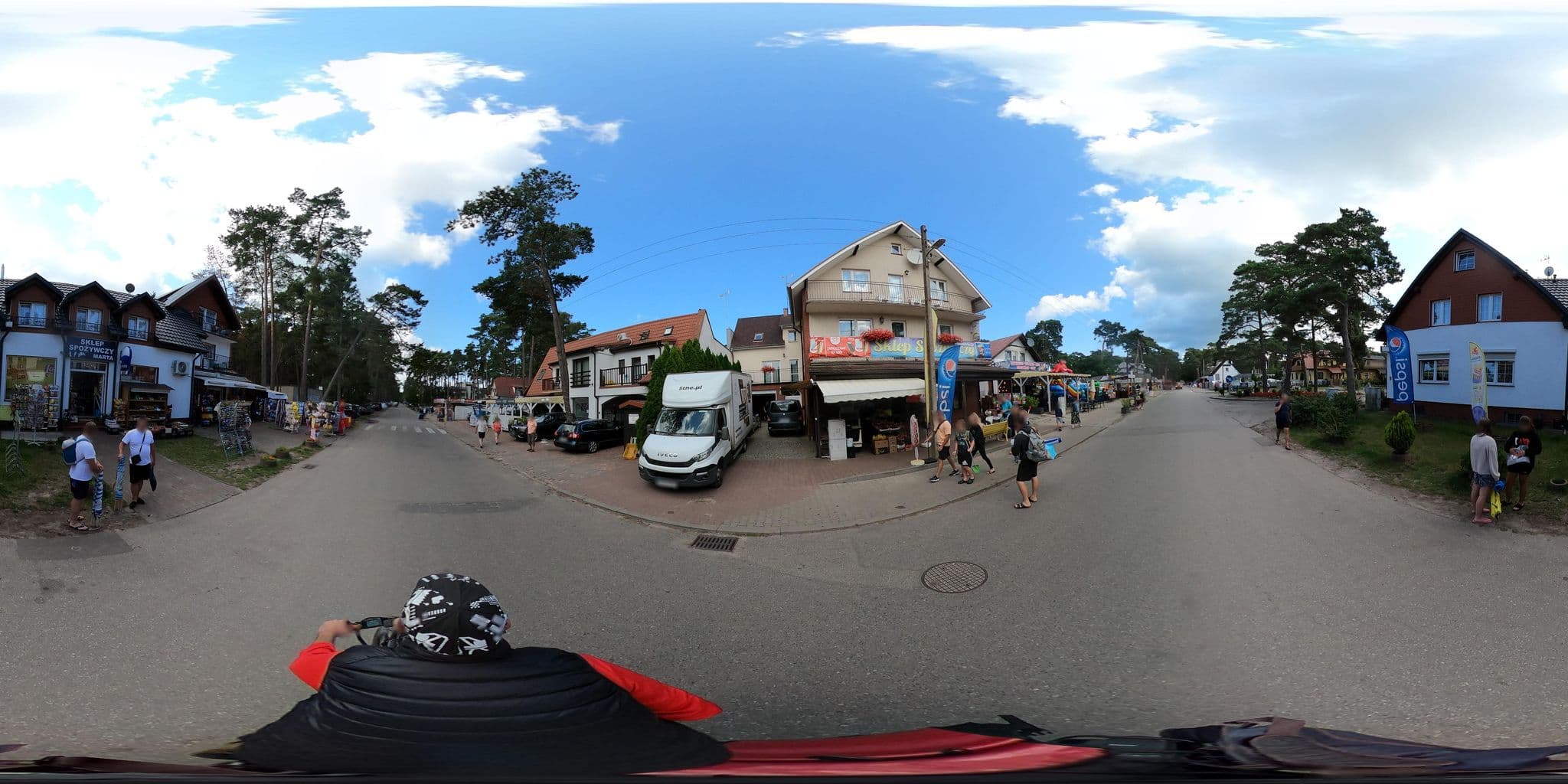 Street view near Pensjonat Sipiak, Pobierowo
