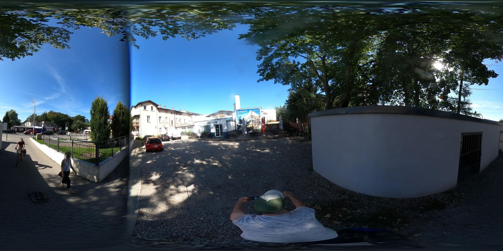 Street view near Willa Pokusa, Mielno