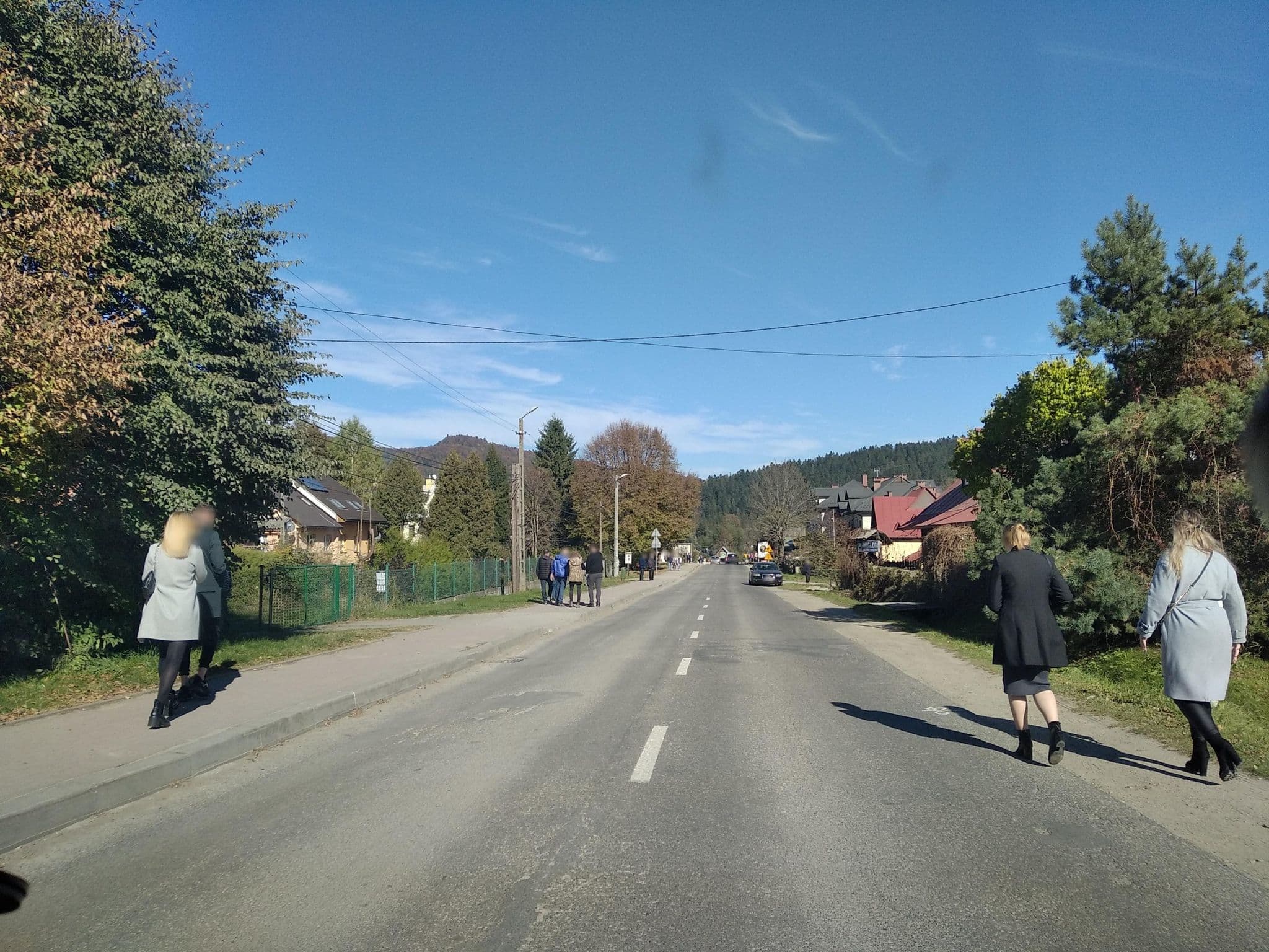 Street view near Noclegi, Baligród