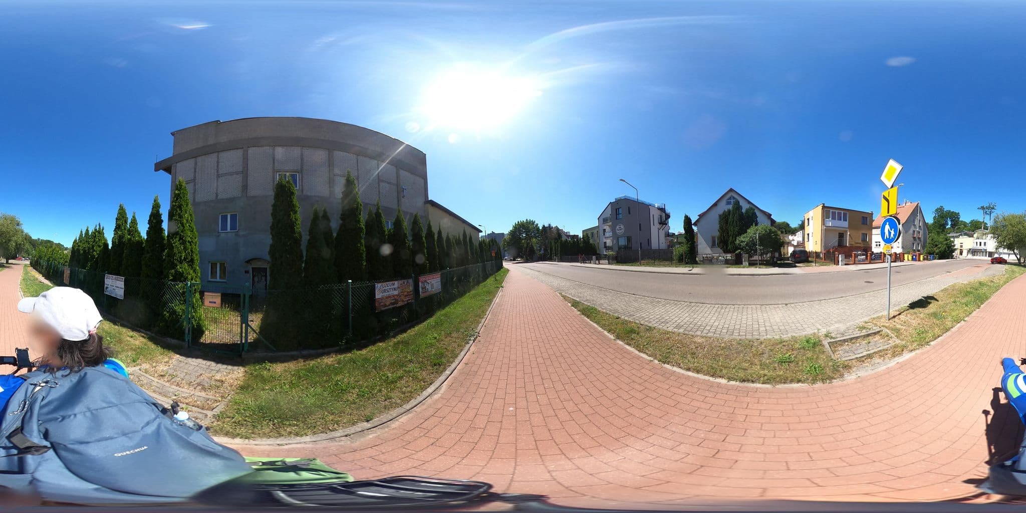 Street view near Villa Kurort, Kołobrzeg