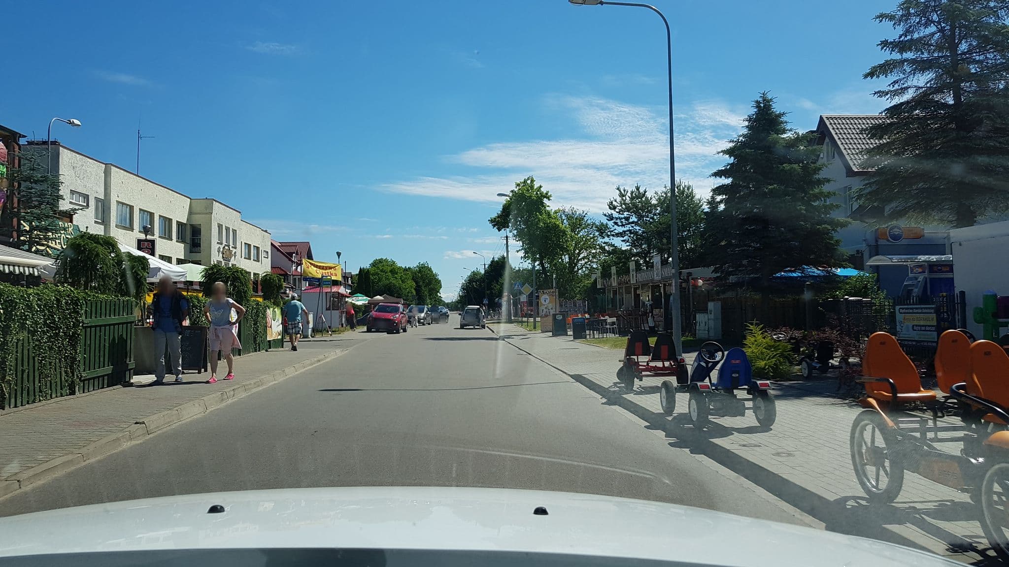 Street view near Szafir, Grzybowo
