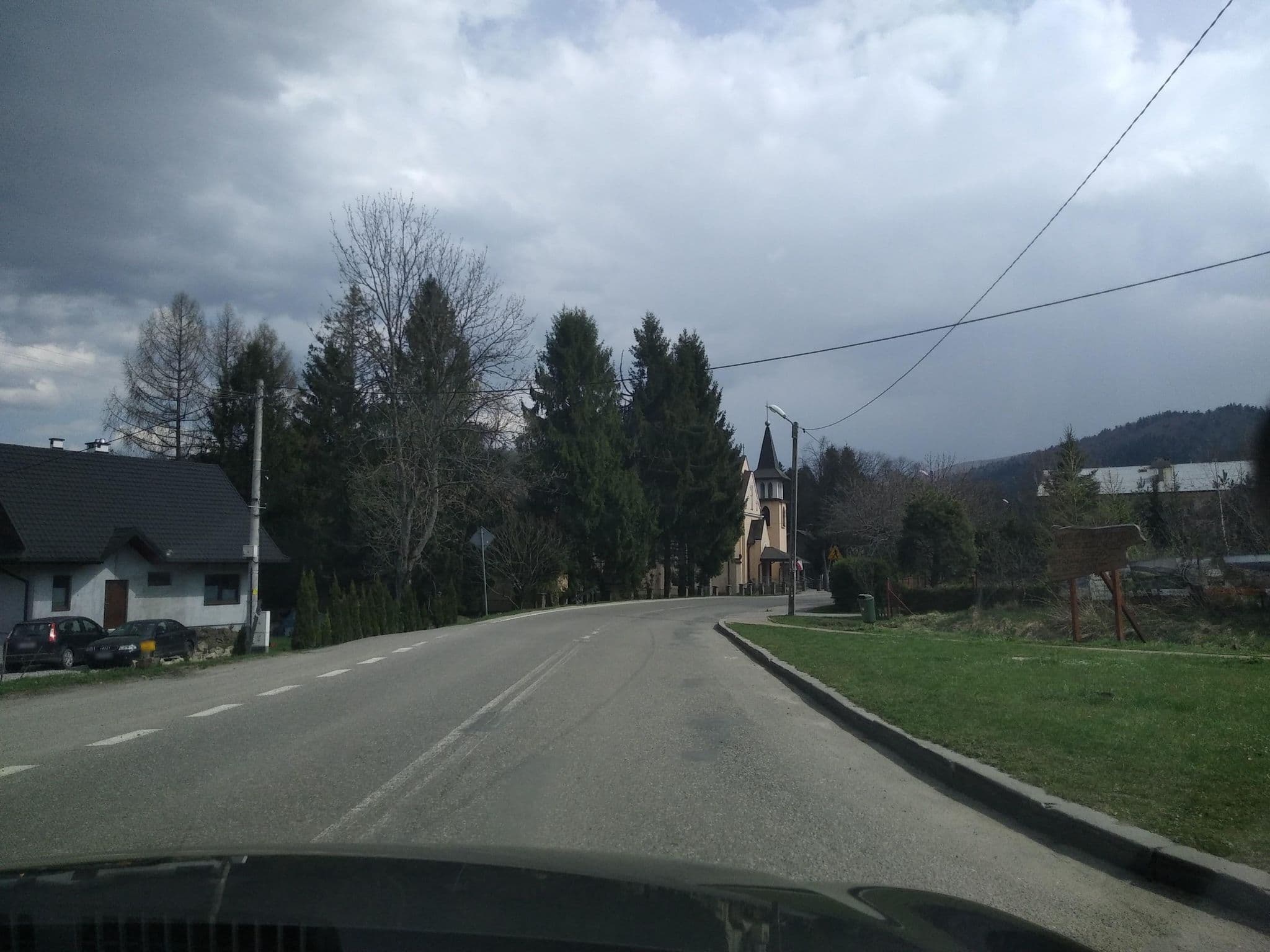 Street view near Pod Rożkami, Baligród