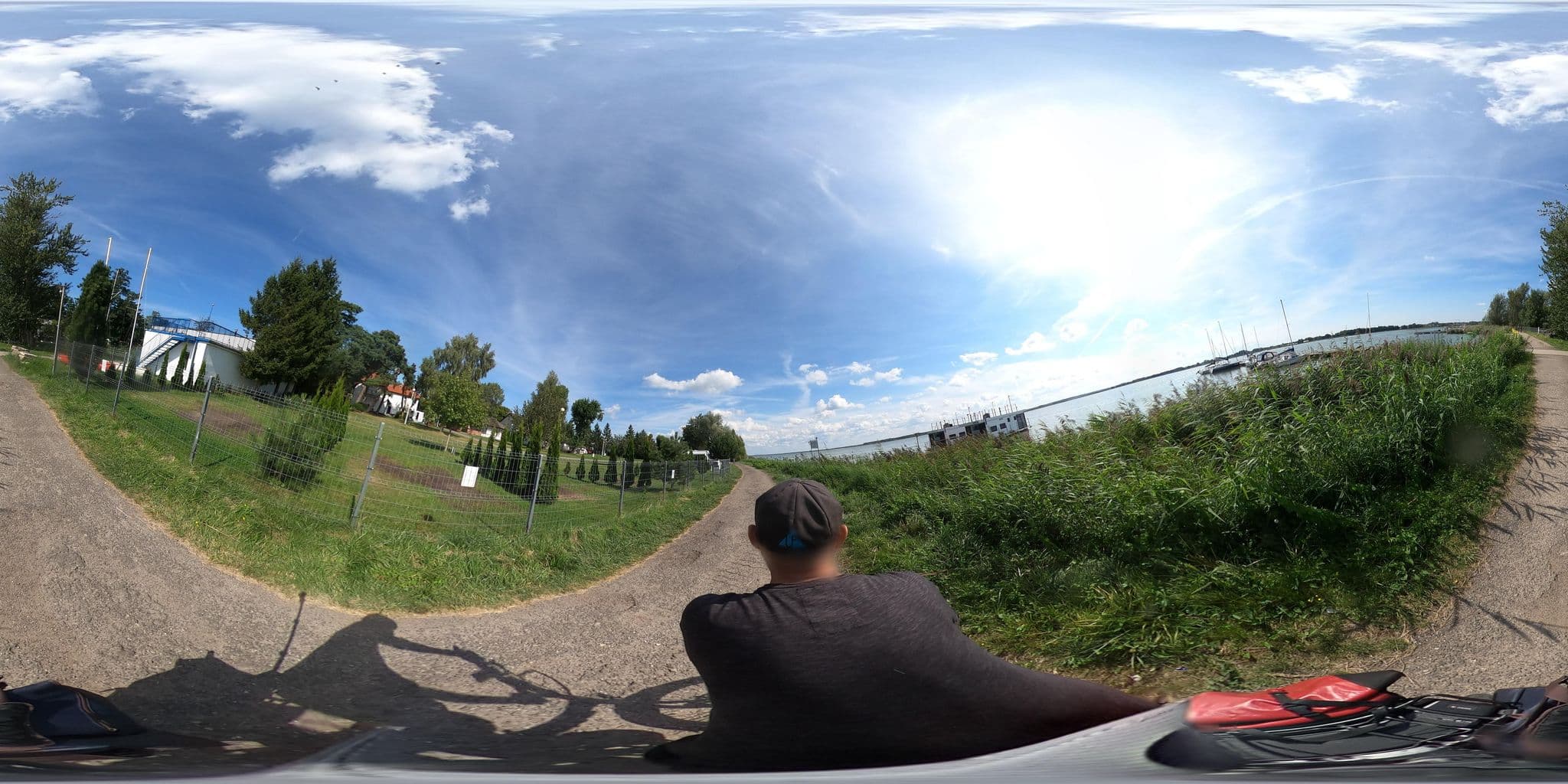 Street view near Houseboat "Arka", Mielno