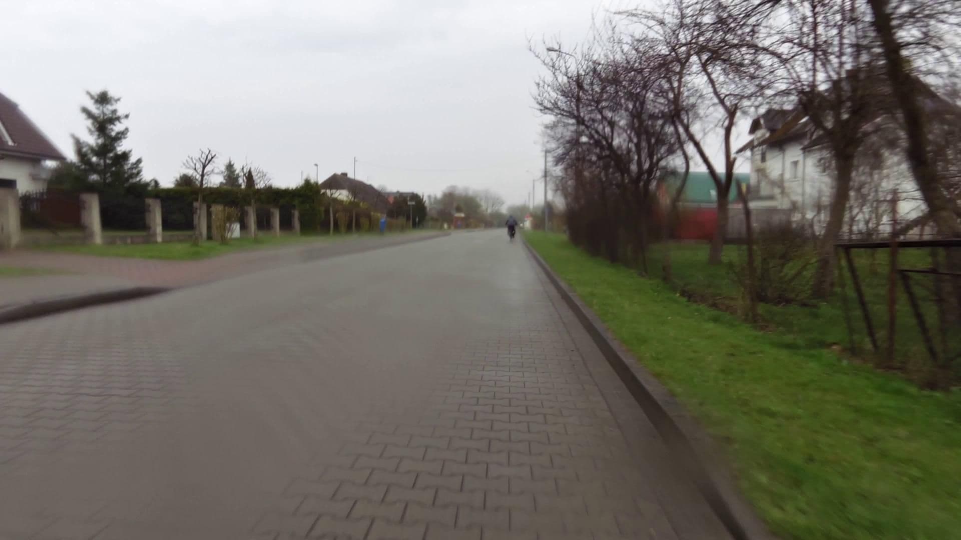 Street view near Villa Clliper, Grzybowo