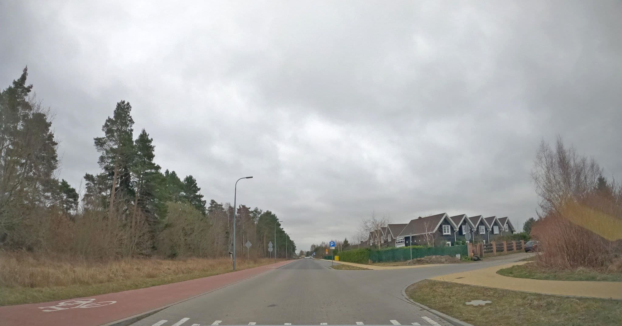 Street view near Bla Marine Domki nad Morzem, Grzybowo