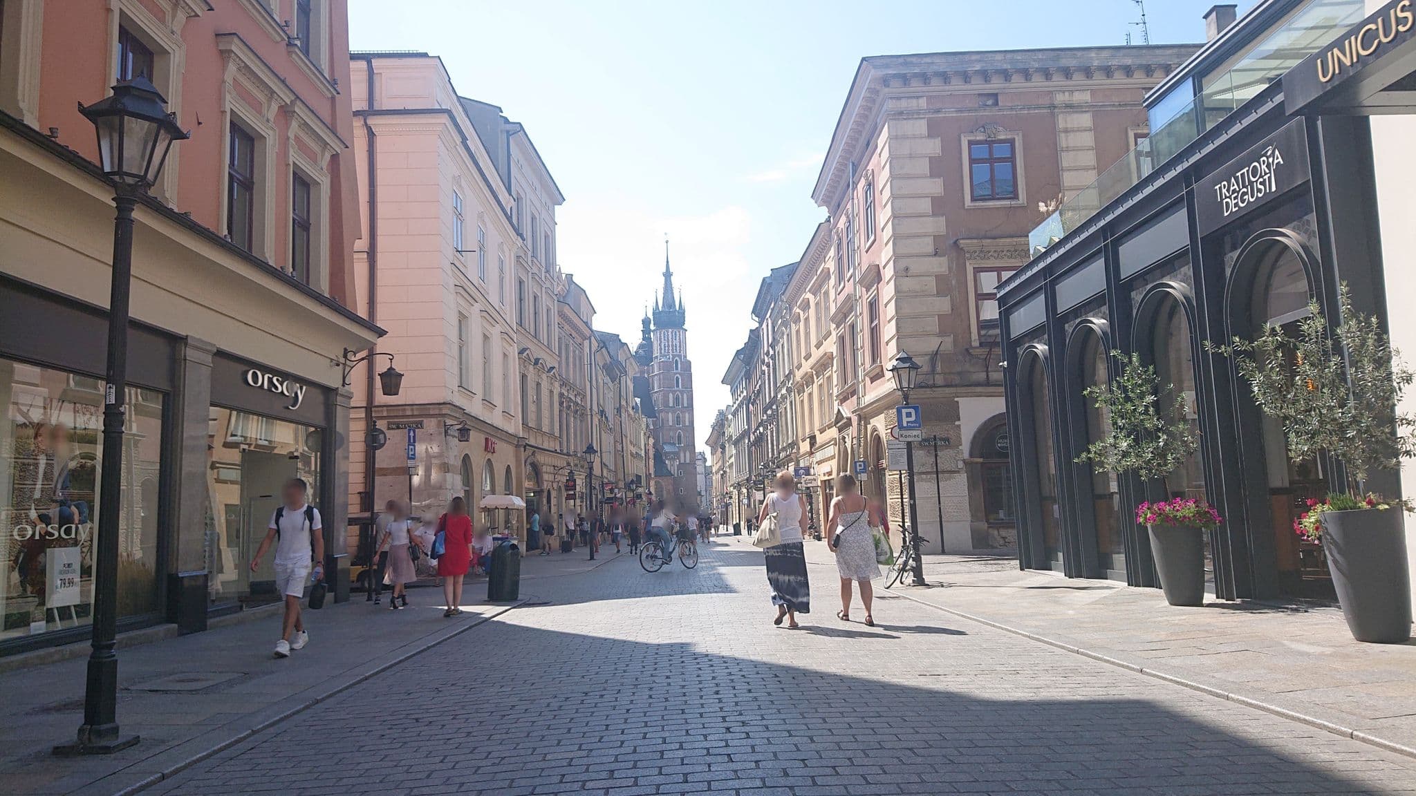 Street view near Wyndham Grand Krakow Old Town, Kraków