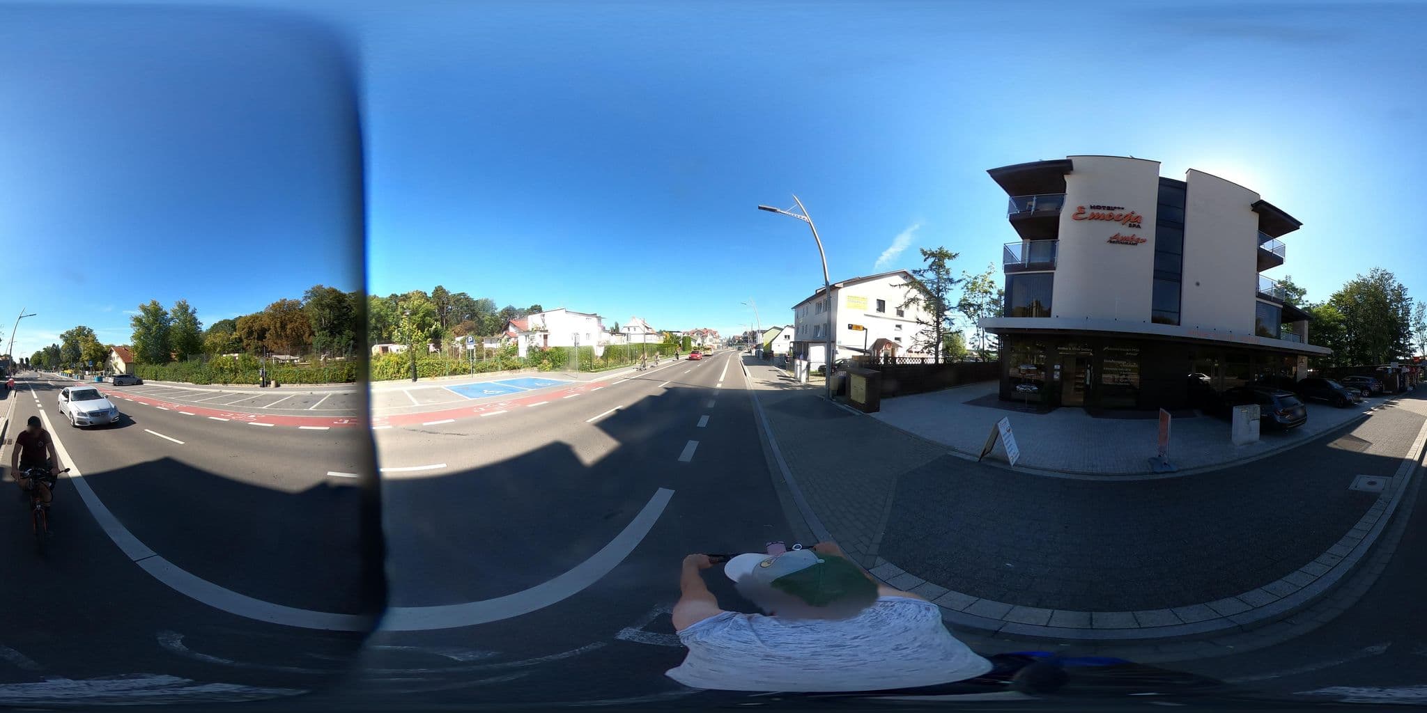 Street view near Emocja SPA, Mielno