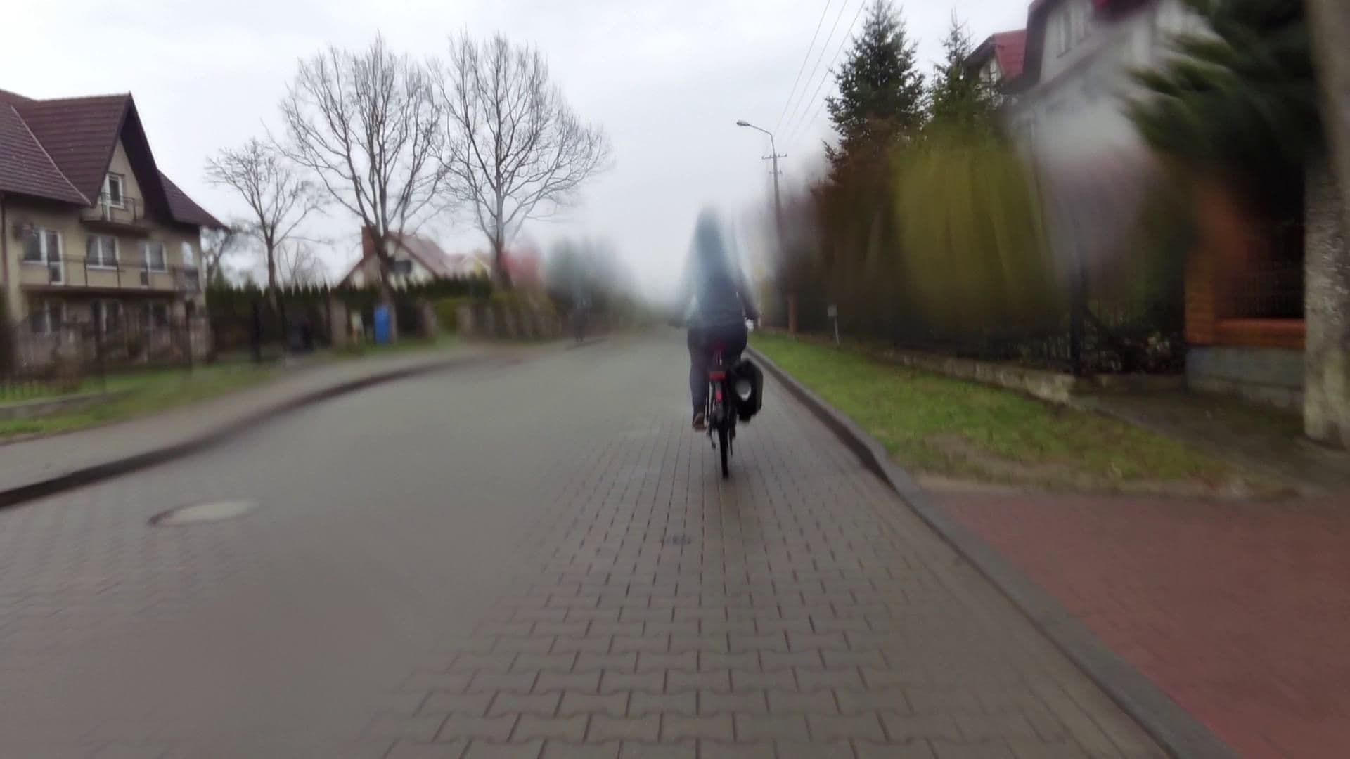 Street view near Pensjonat Modrzew, Grzybowo