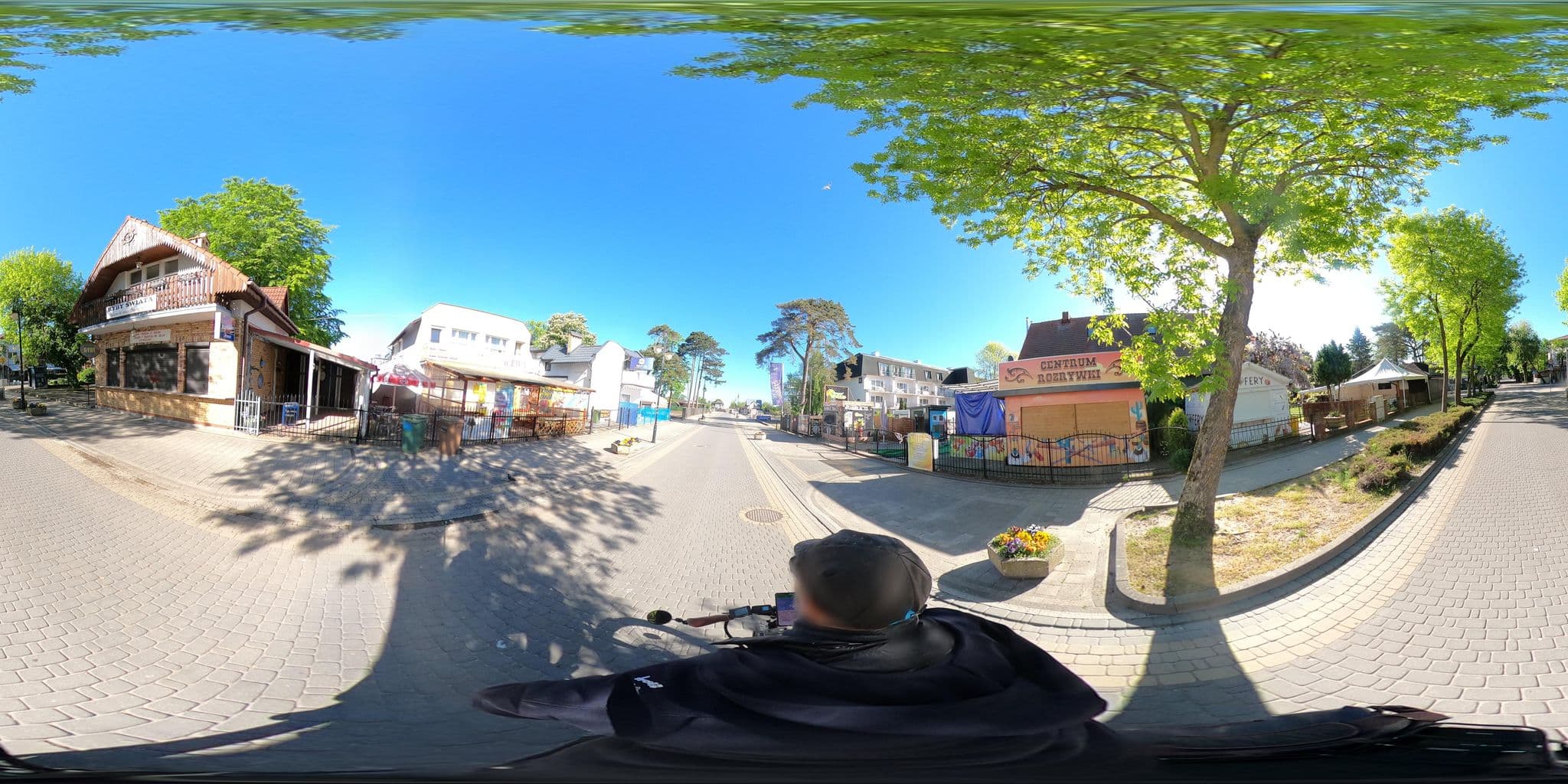 Street view near Pod Parasolami, Mielno