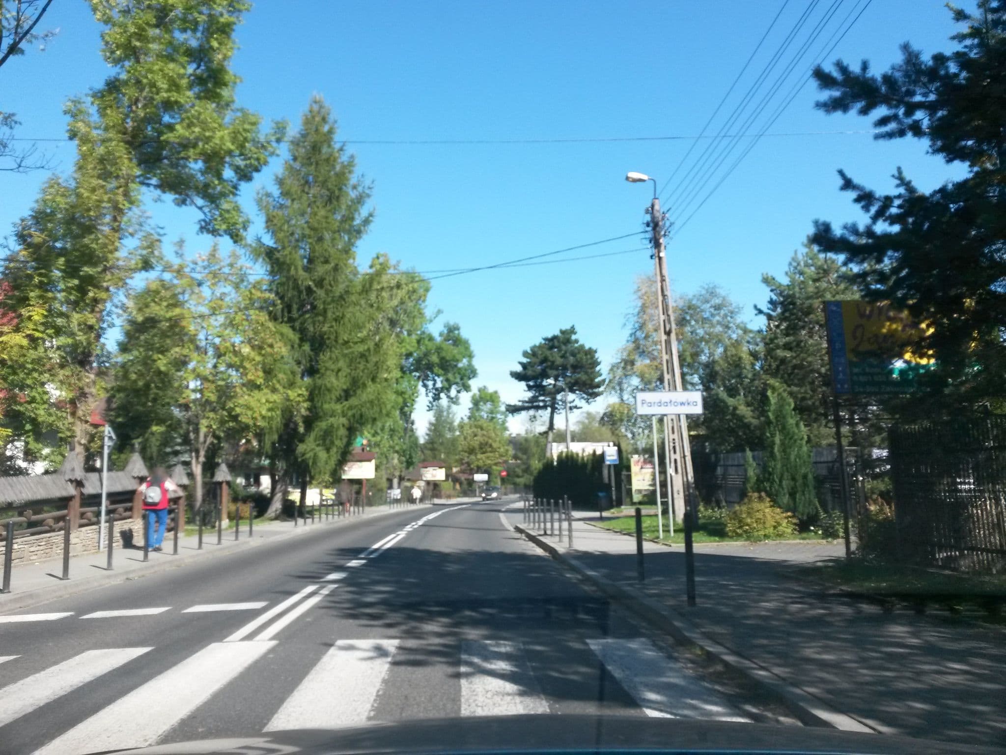 Street view near Willa Jan Dor, Zakopane