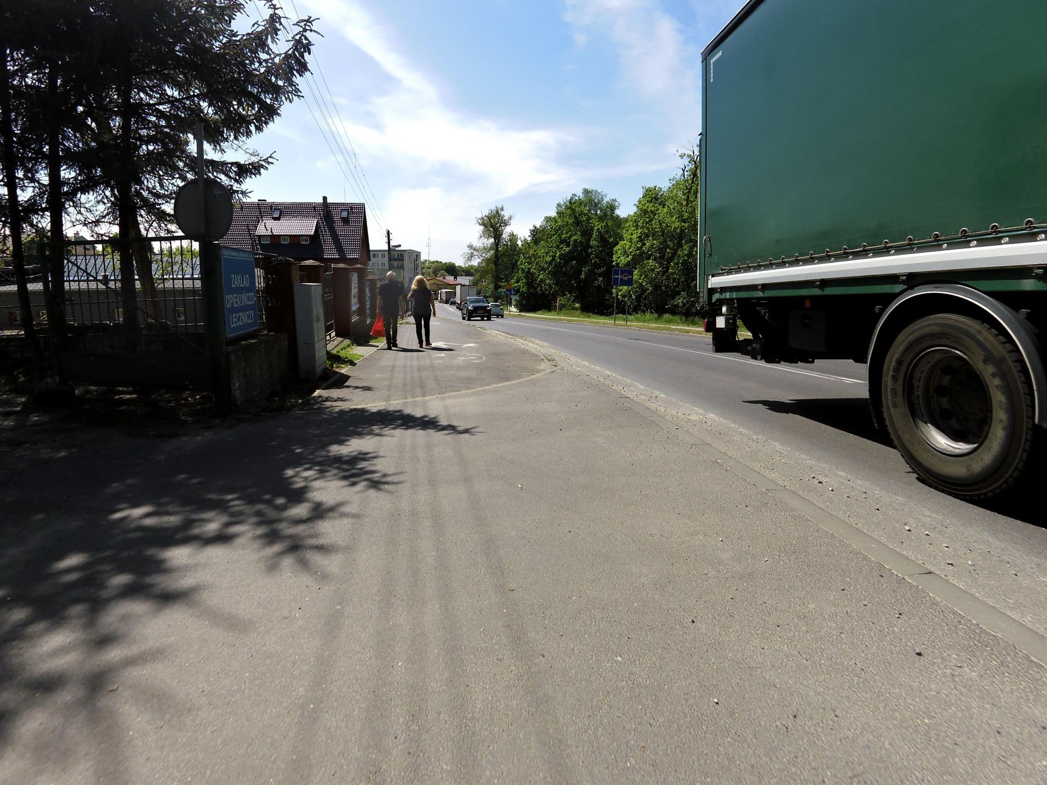 Street view near Rentumi Hostel, Gryfino — © masterofnoroad (CC BY-SA · Mapillary)