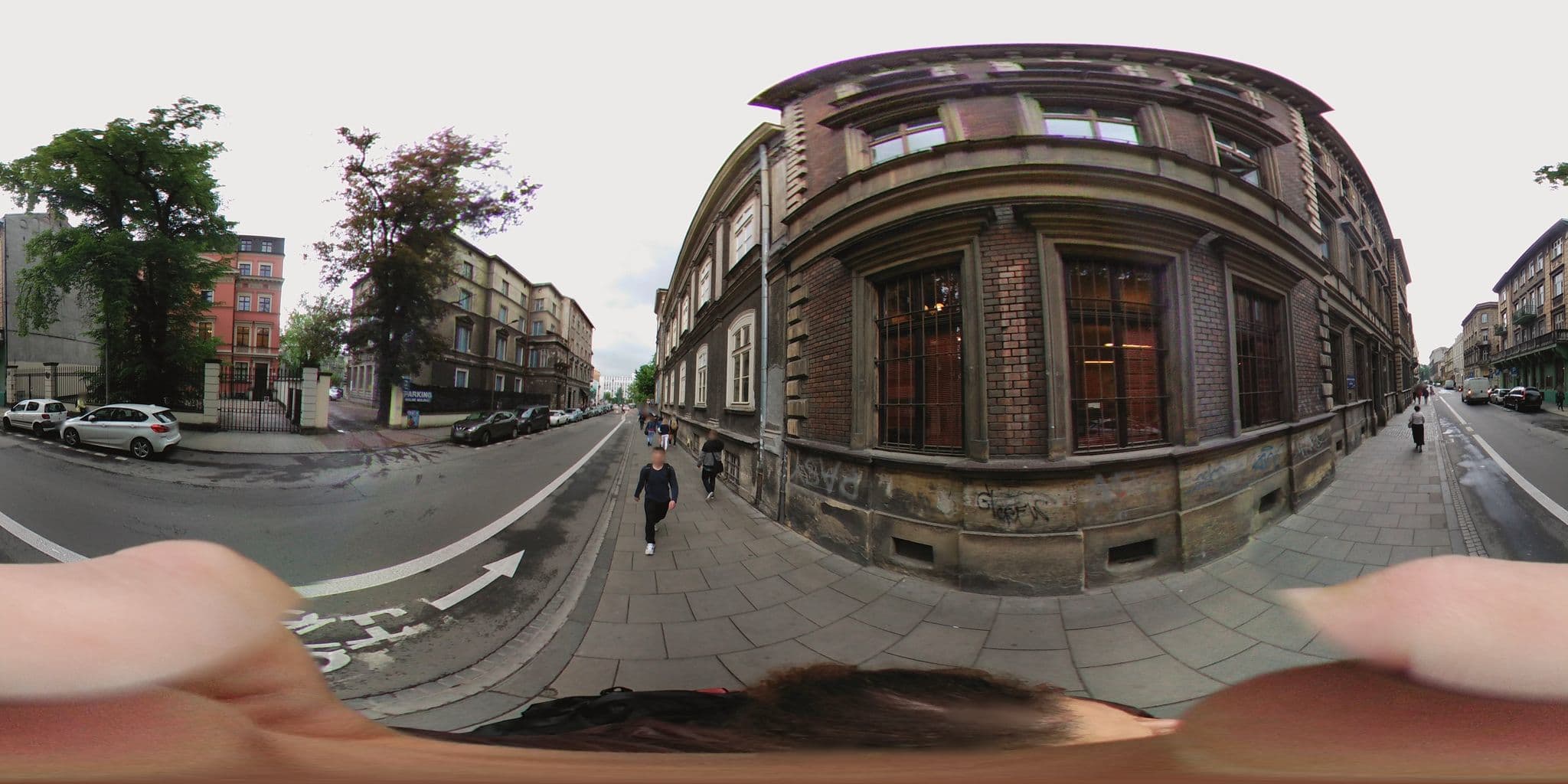 Street view near Liebeskind Boutique Hotel, Kraków — © thx (CC BY-SA · Mapillary)