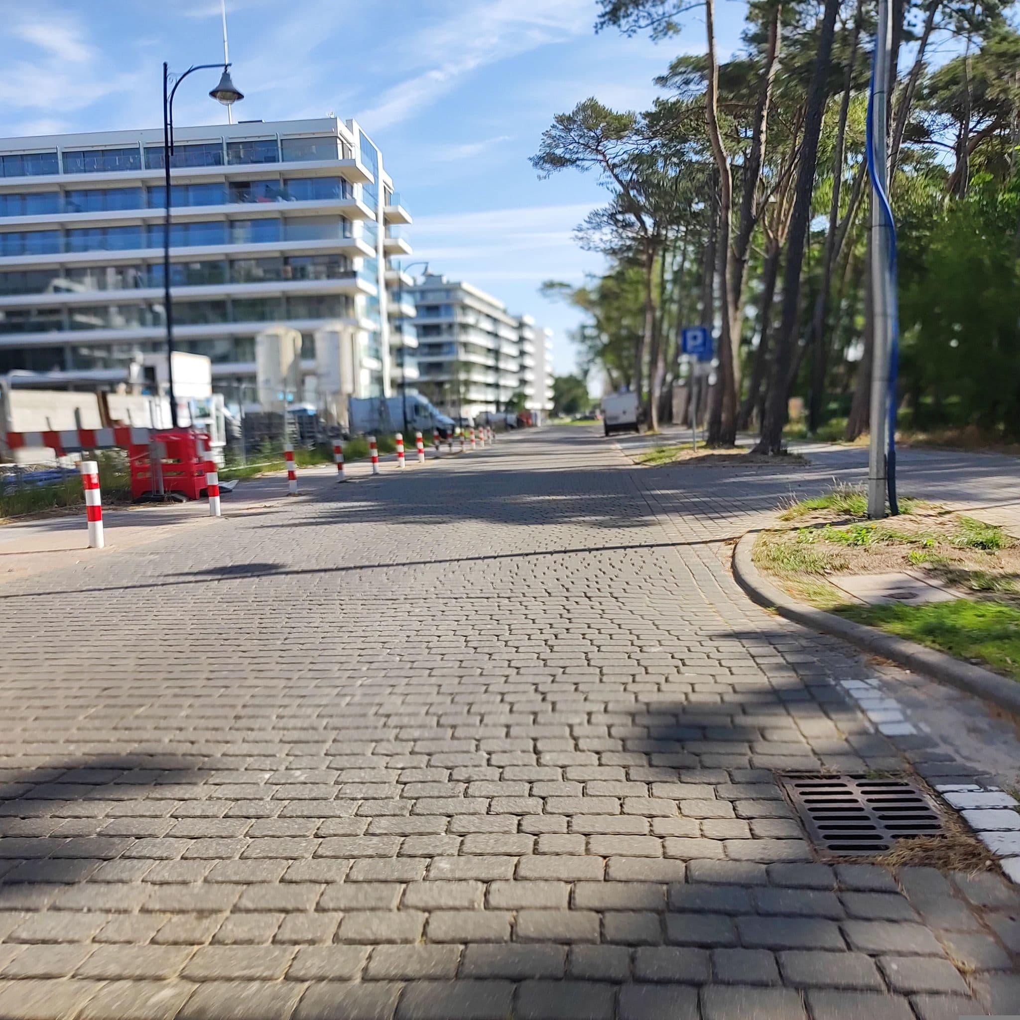 Street view near Porto Mare, Darłówko