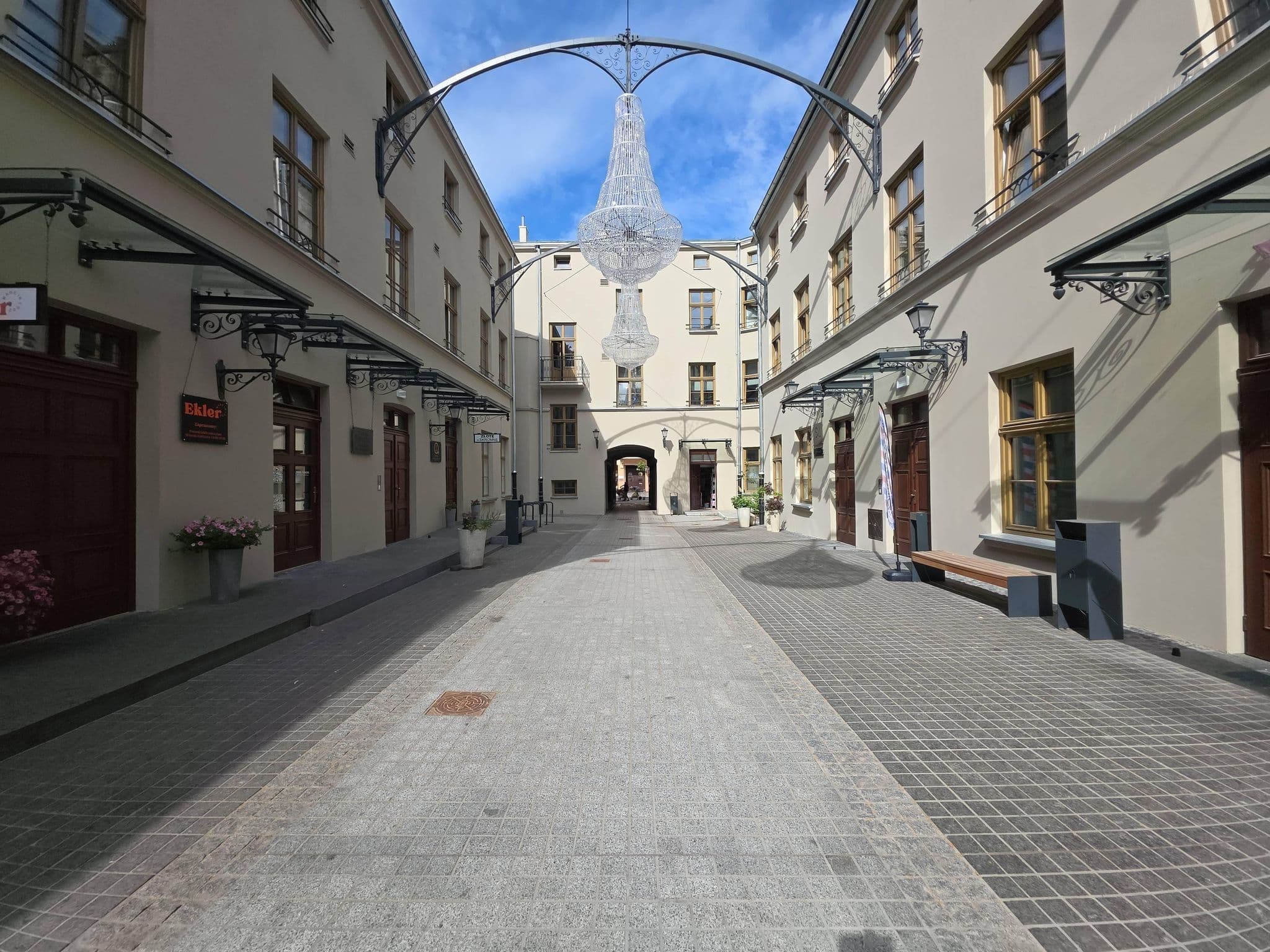 Street view near Royal Aparthotel, Łódź