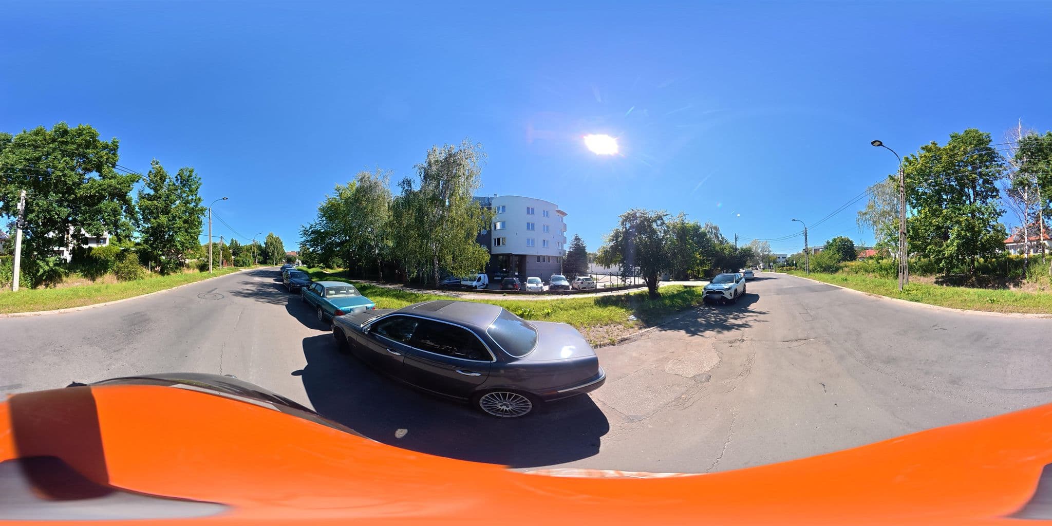 Street view near Hotel Poleczki, Ursynów — © awizonosz (CC BY-SA · Mapillary)