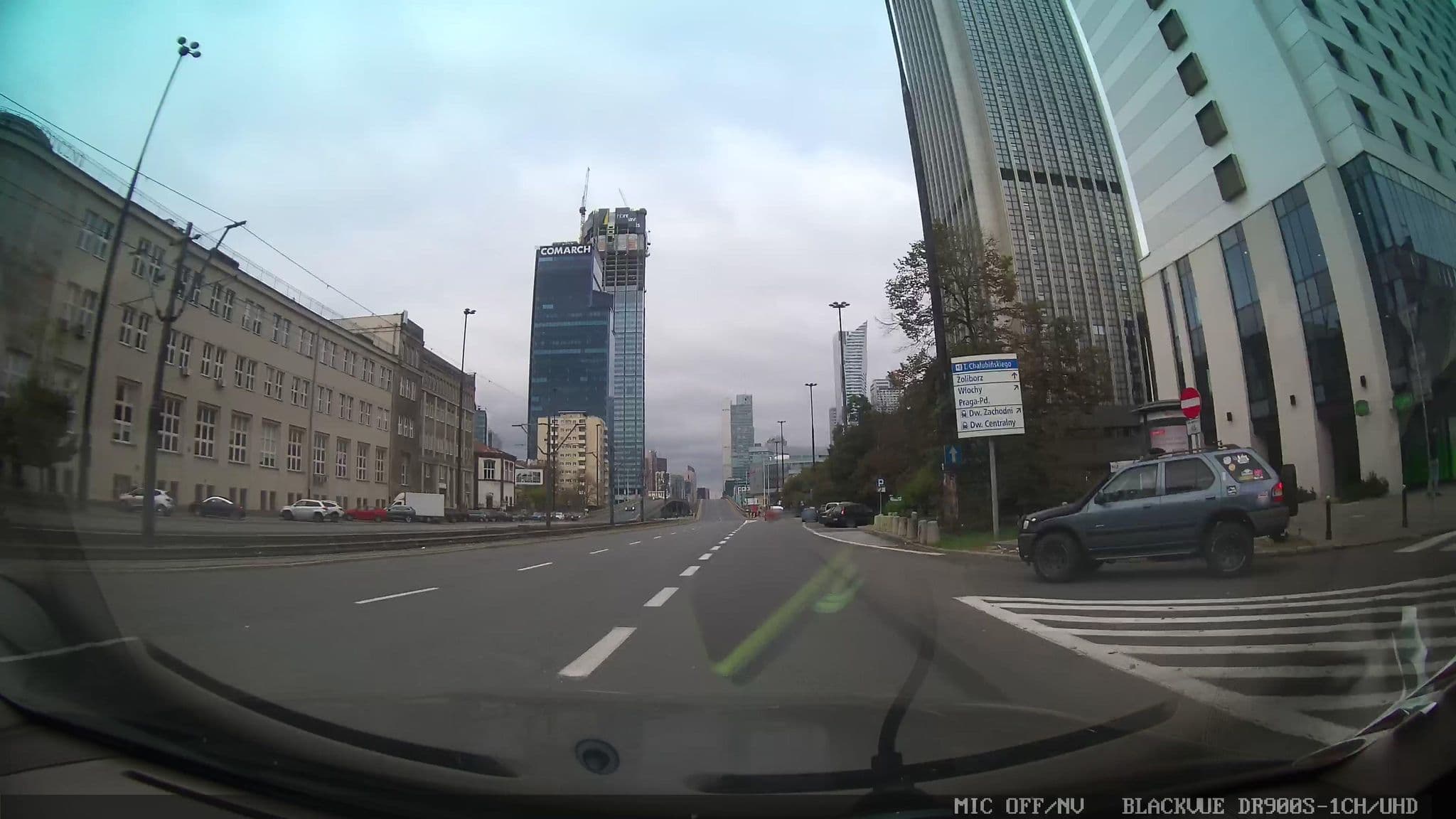 Street view near Hampton by Hilton Warsaw City Centre, Warsaw — © grobin (CC BY-SA · Mapillary)