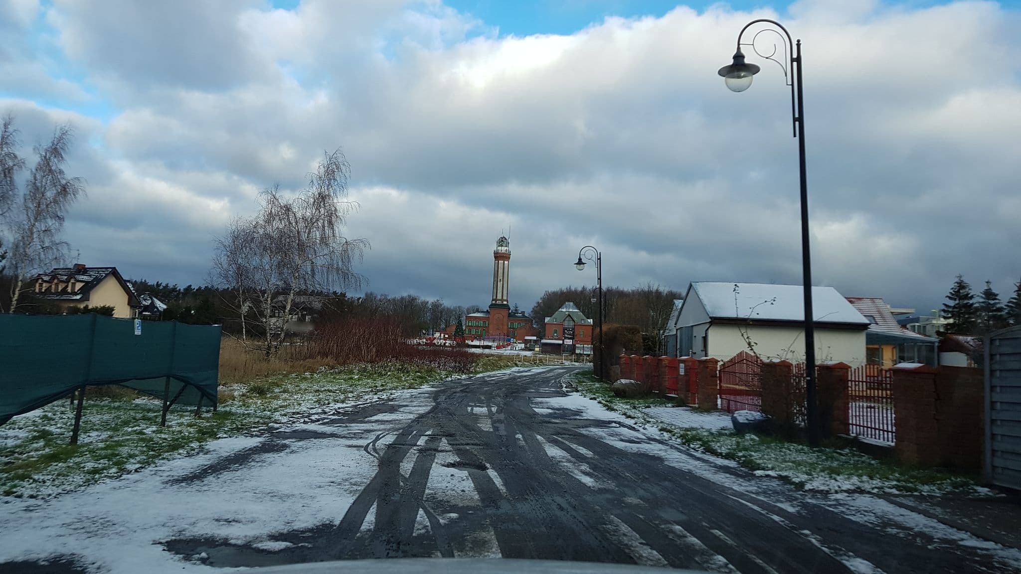 Street view near Akwamaryn Spa, Pobierowo