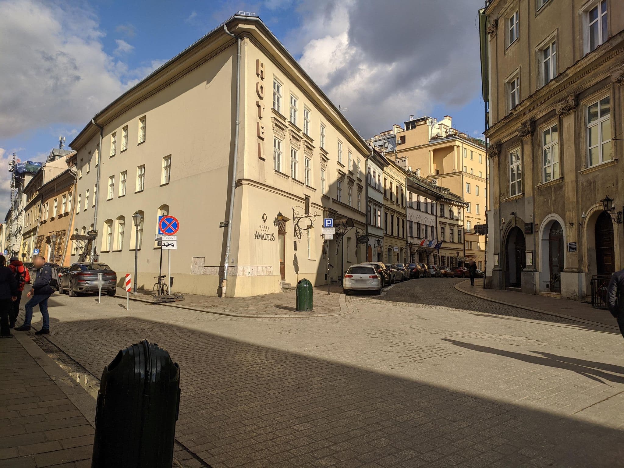 Street view near Great Polonia Kraków Old Town, Kraków
