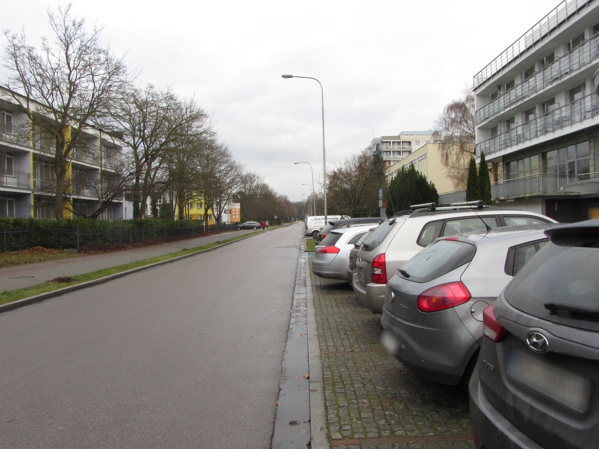 Street view near Verano D, Kołobrzeg