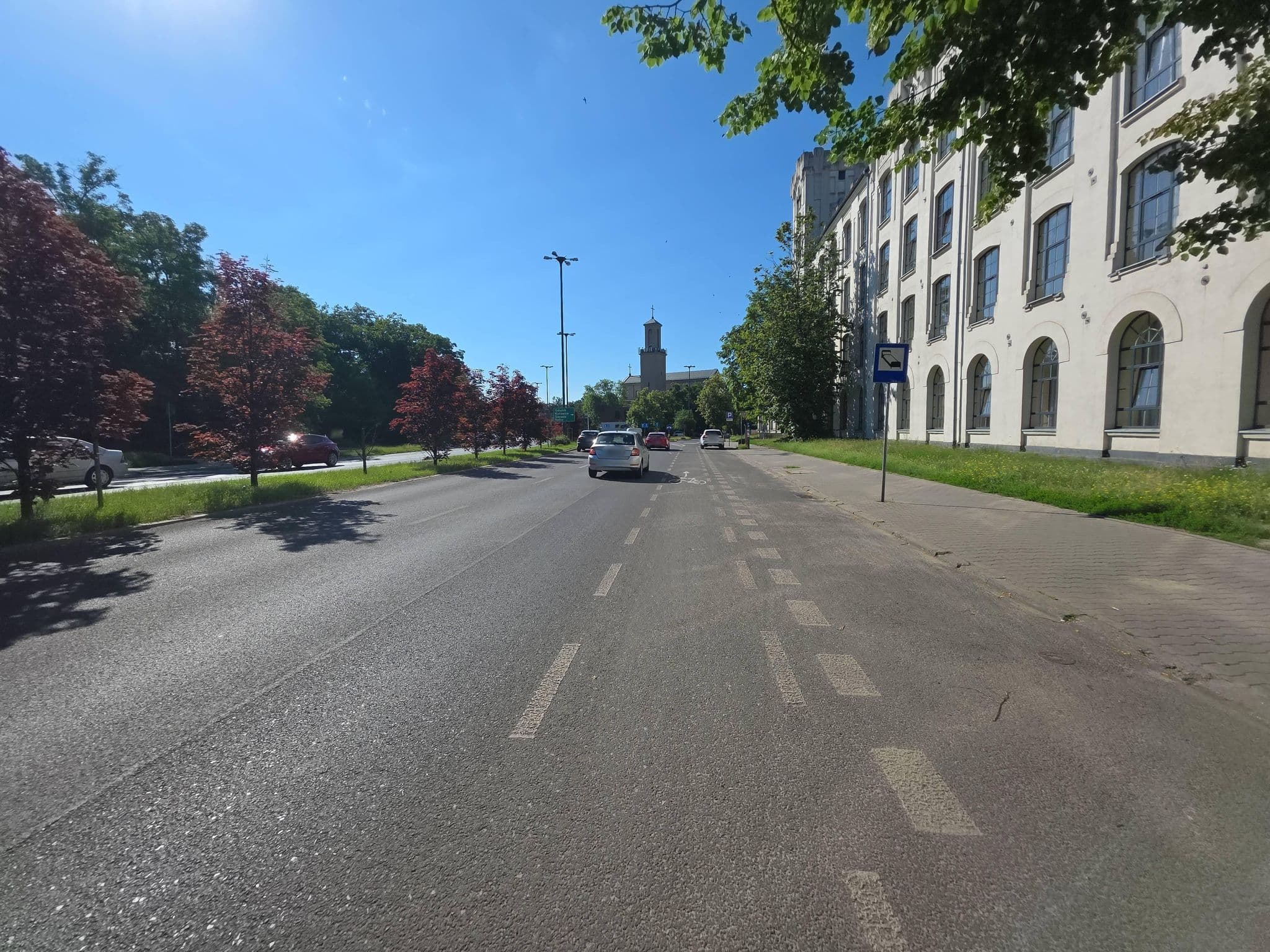 Street view near Focus, Łódź