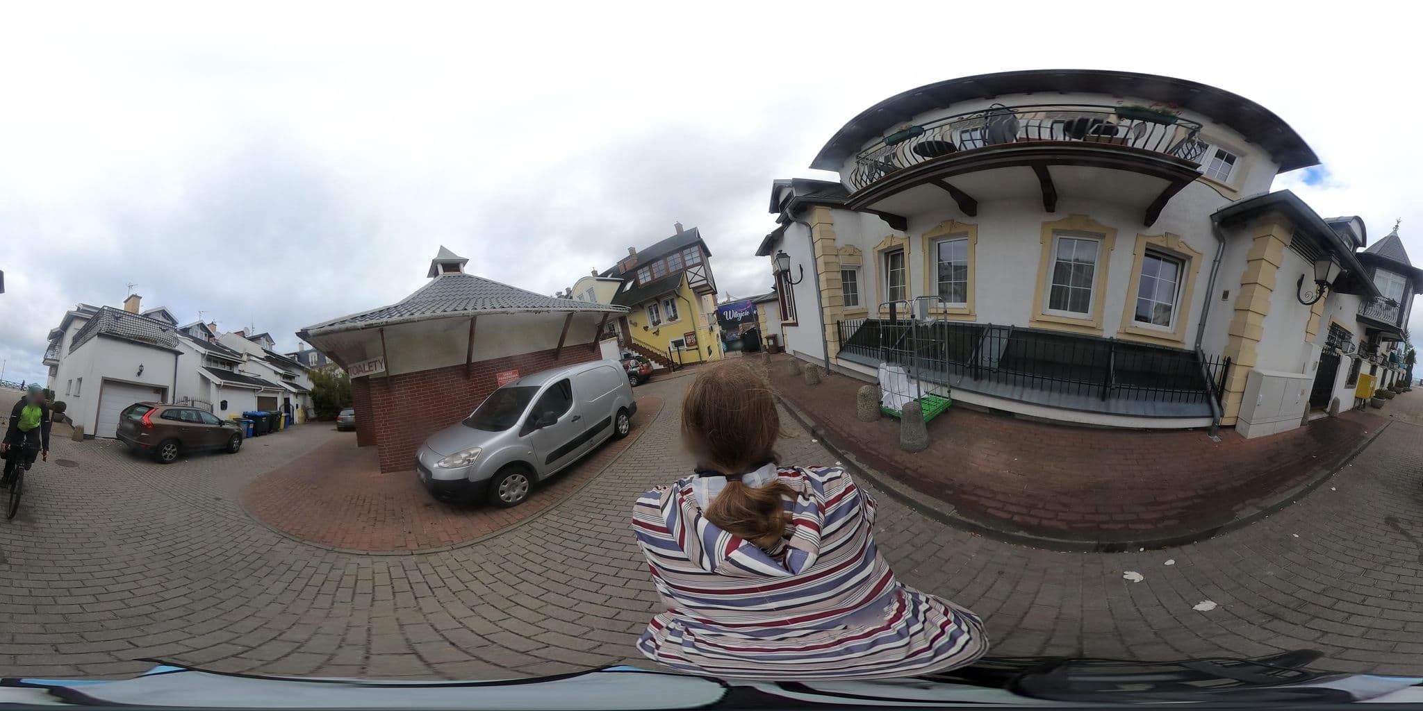 Street view near Hotel Meduza ***, Mielno
