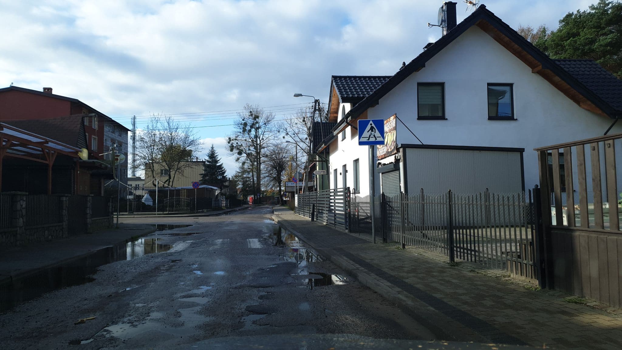 Street view near Fortunat, Jastrzębia Góra