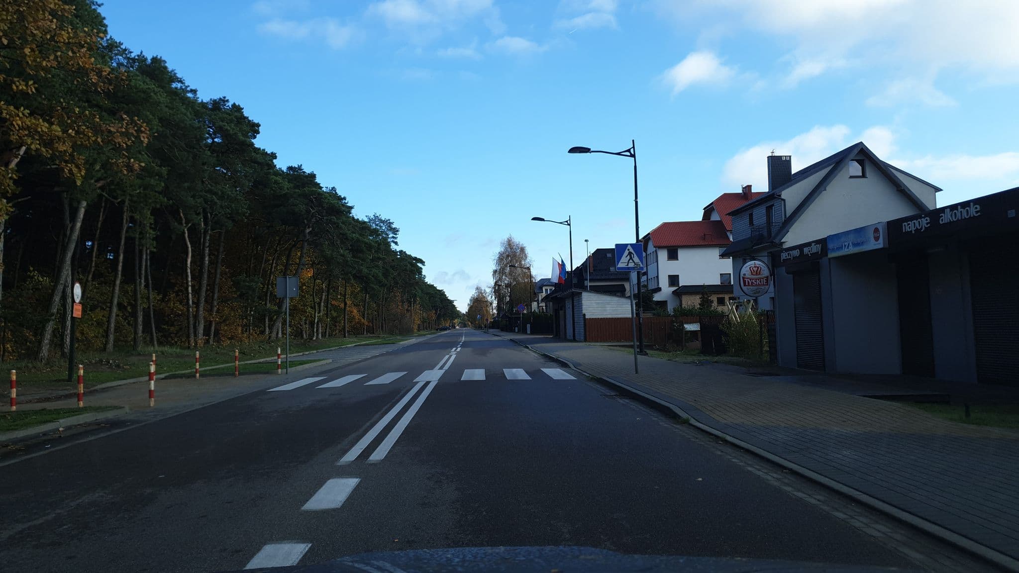 Street view near Kaletówka, Jastrzębia Góra