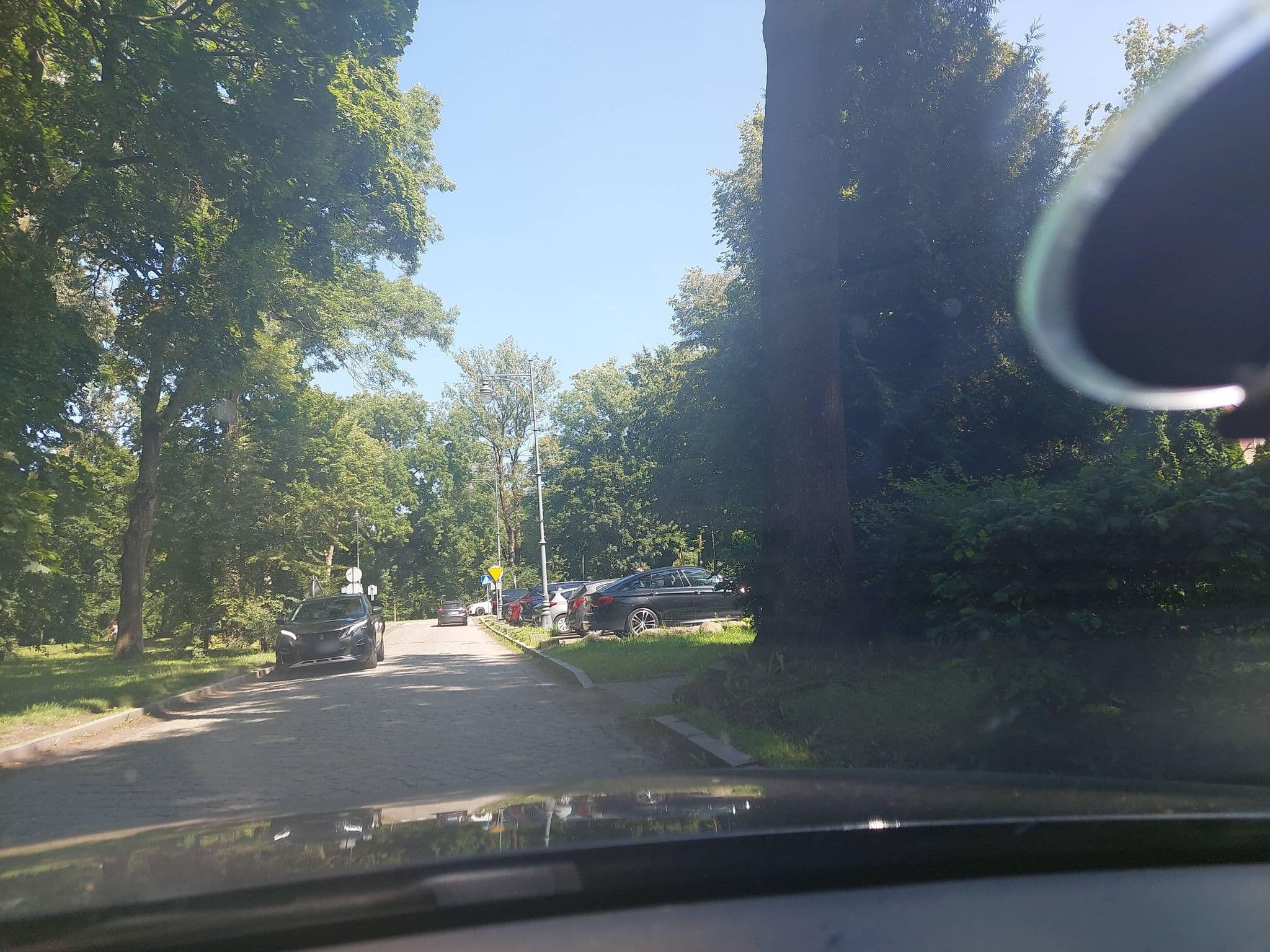 Street view near Hotel Zamek**, Giżycko — © Apirnus (CC BY-SA · Mapillary)