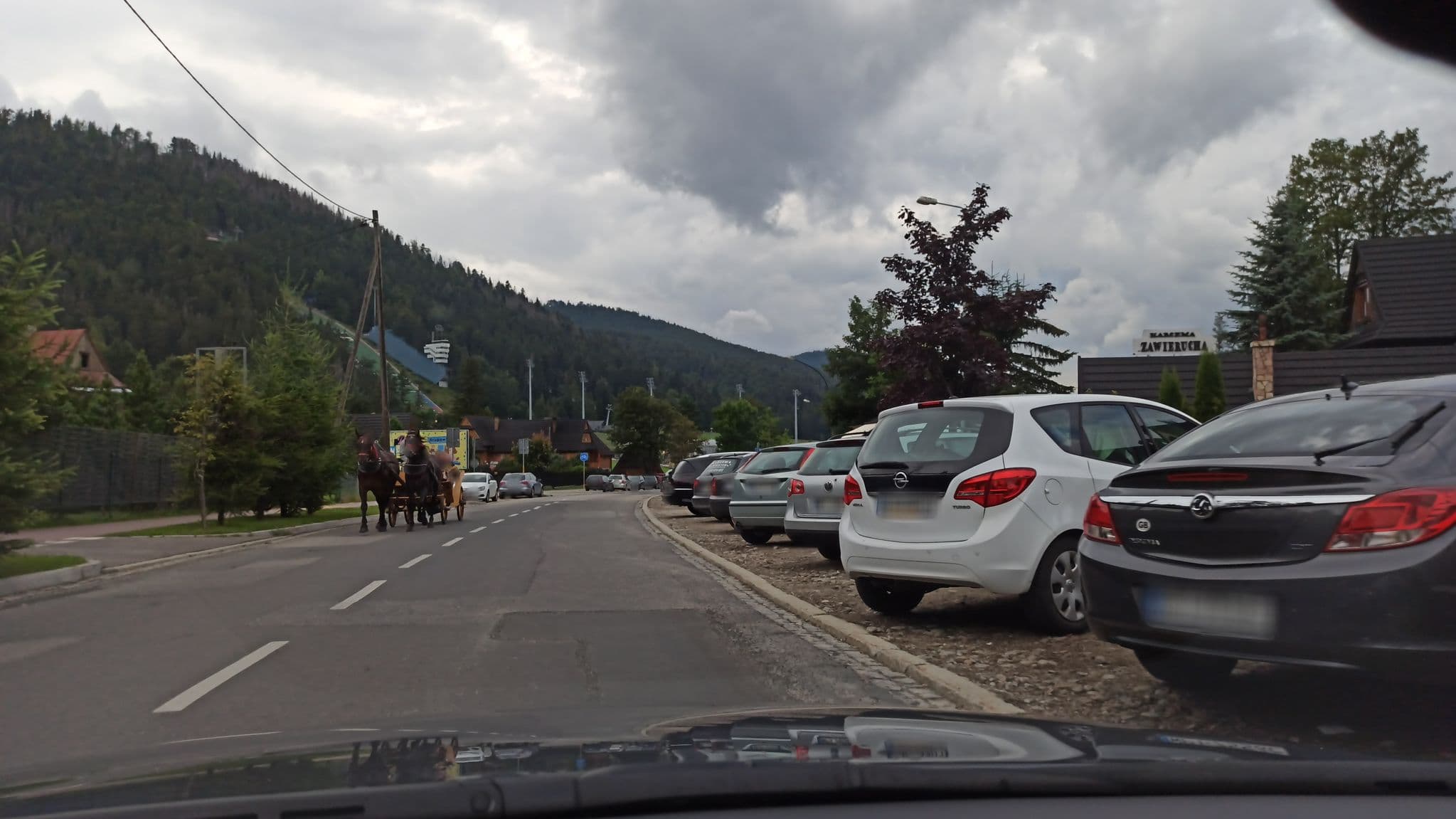 Street view near Wielka Krokiew Residence, Zakopane