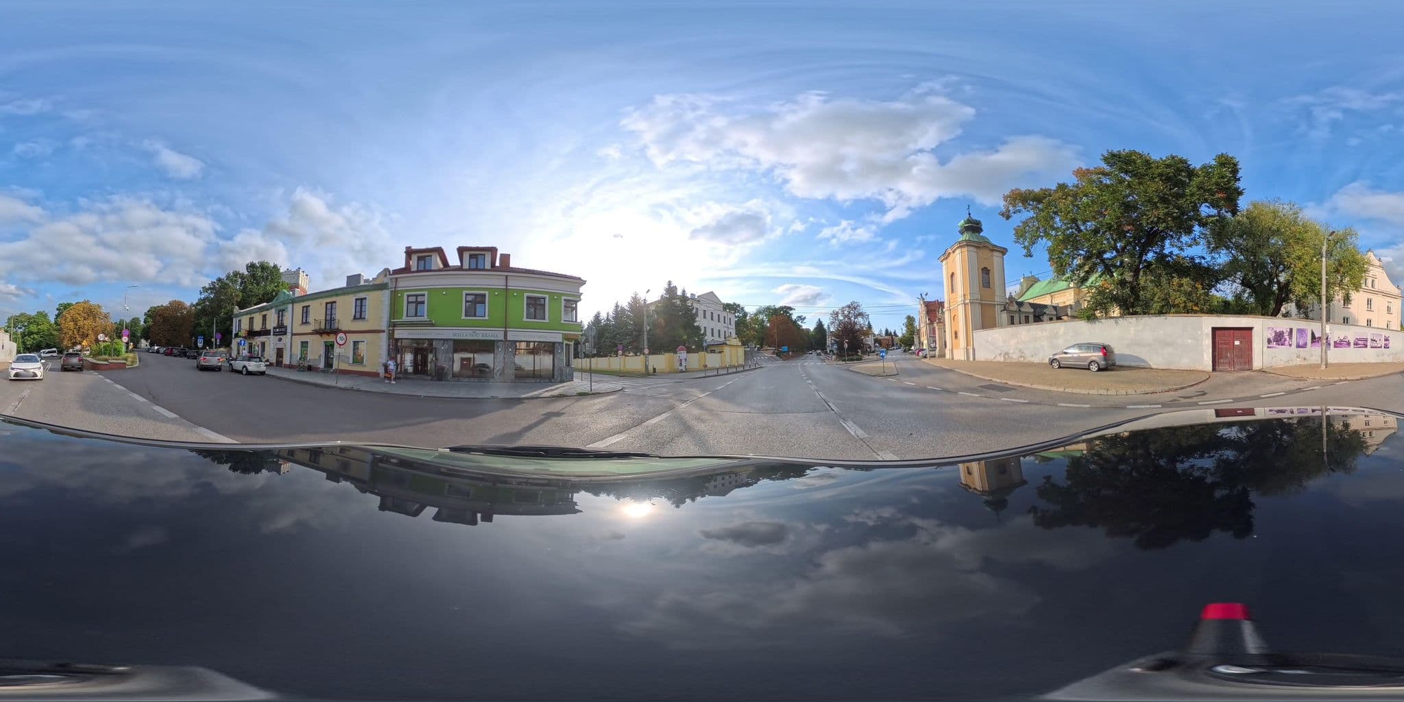 Street view near Willa Pod Bramą, Sandomierz — © David177 (CC BY-SA · Mapillary)